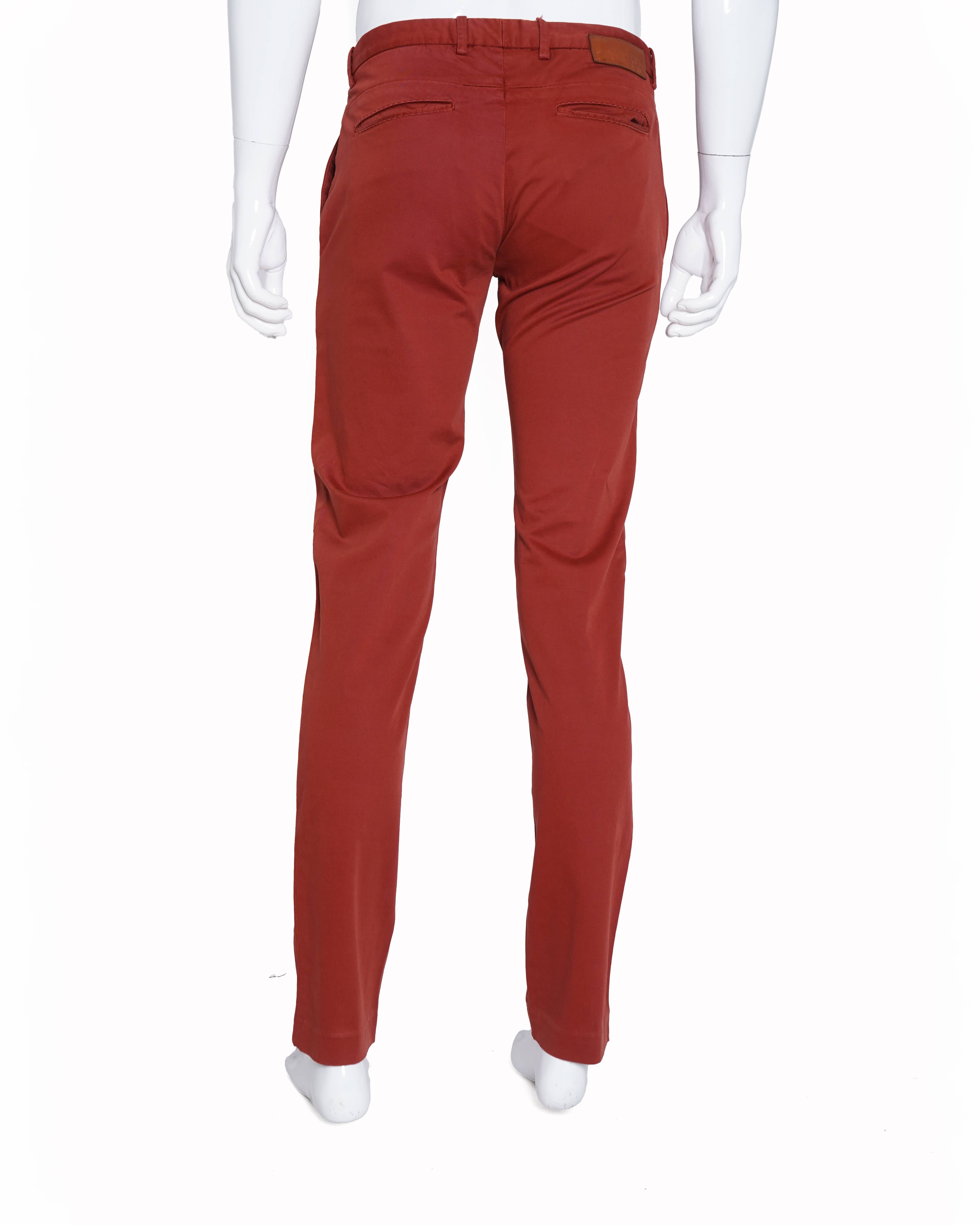 Fendi Men's Pants In The Shade Of Rust