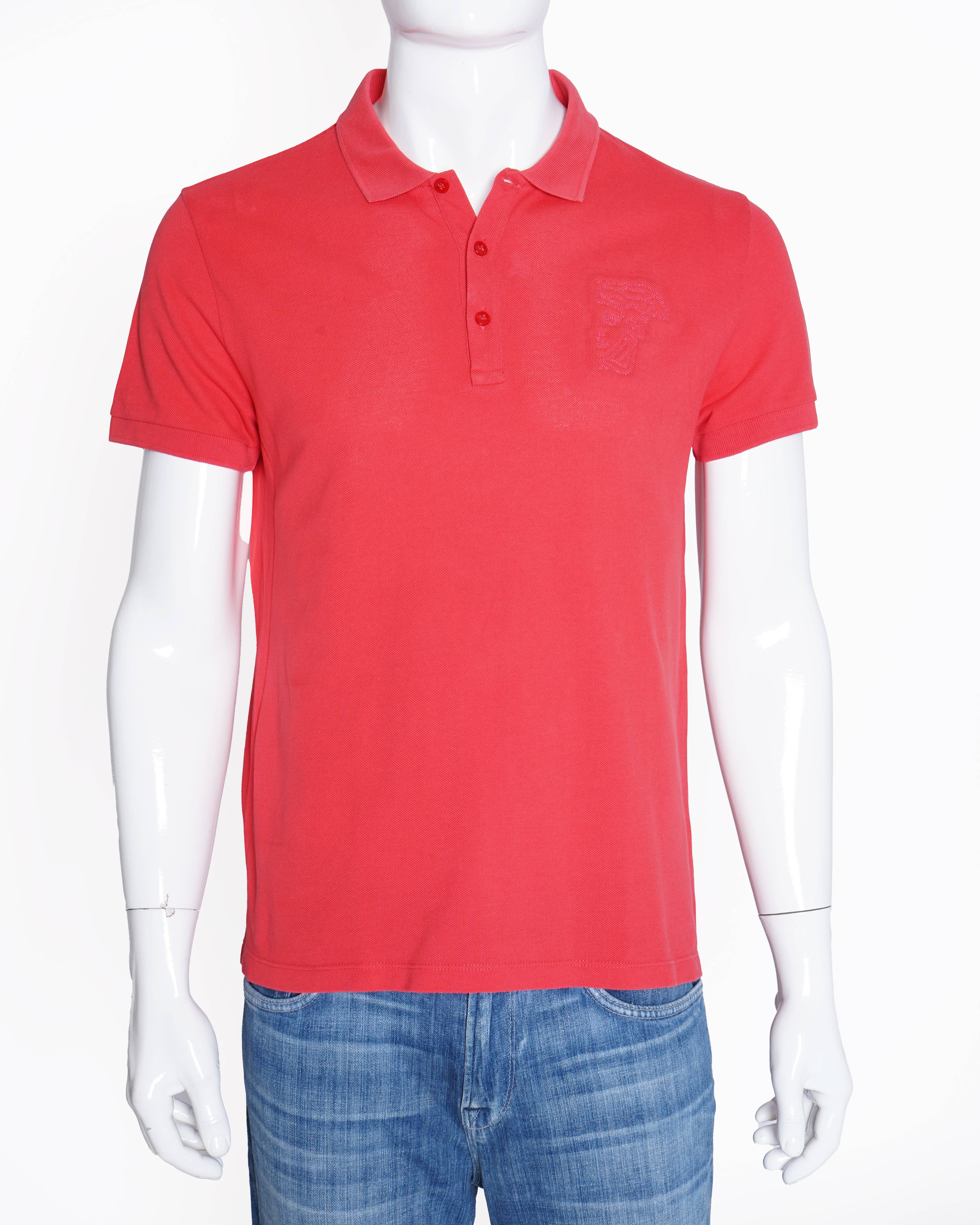 Versace collection 
Coral polo T shirt
