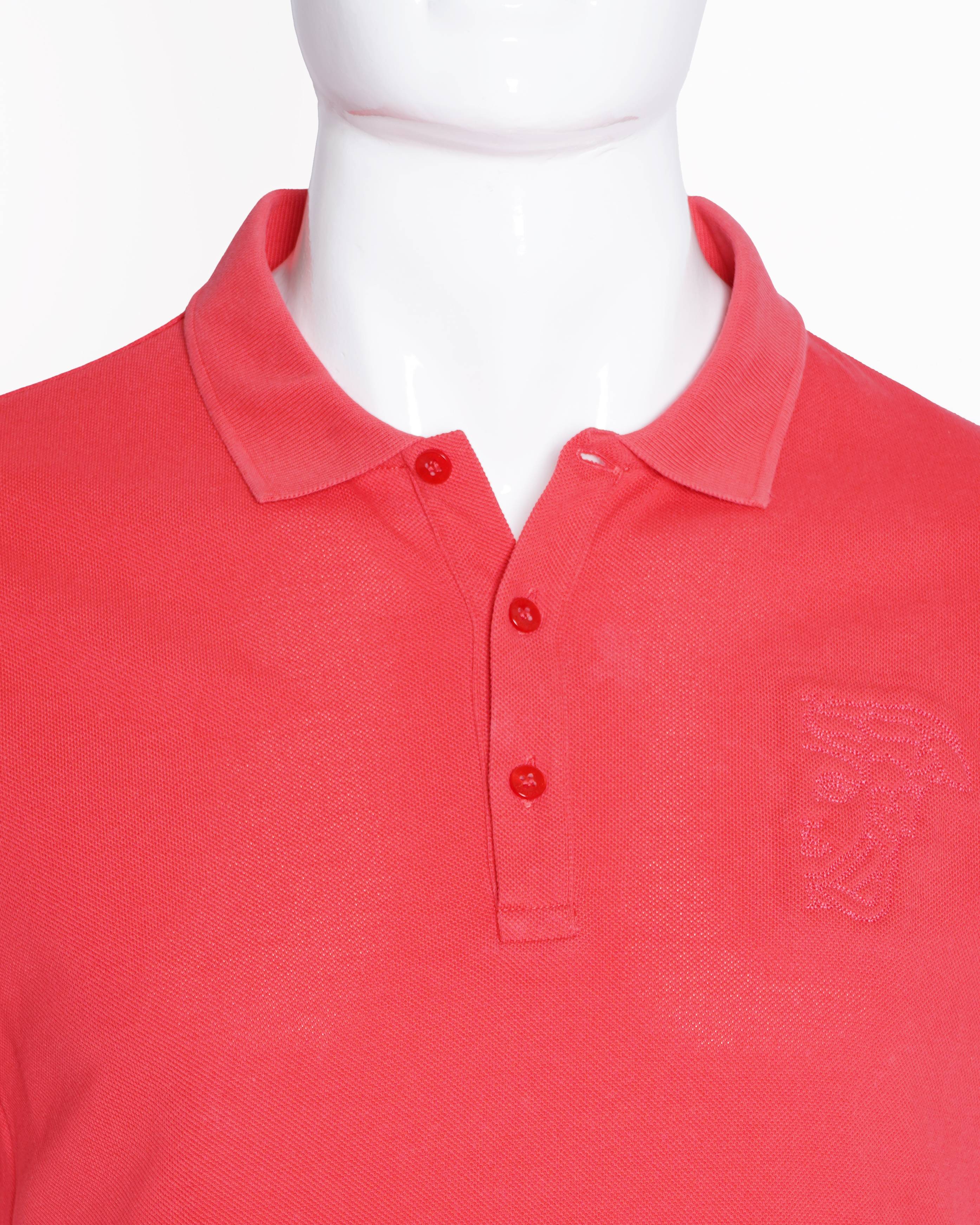 Versace collection 
Coral polo T shirt