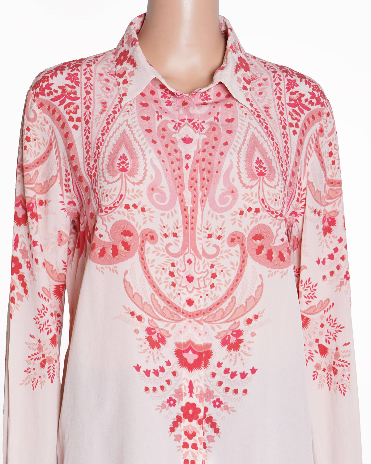 Etro printed paisley long sleeve shirt