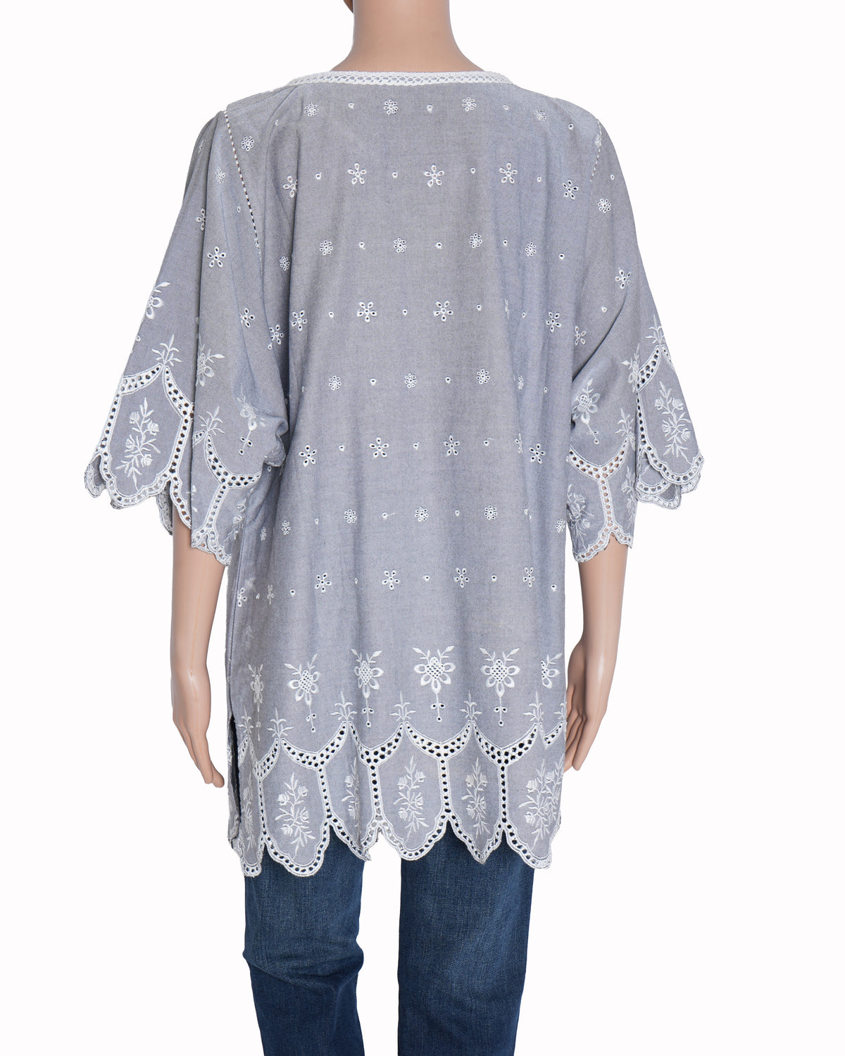 Ranna Gill grey embroided Kurti