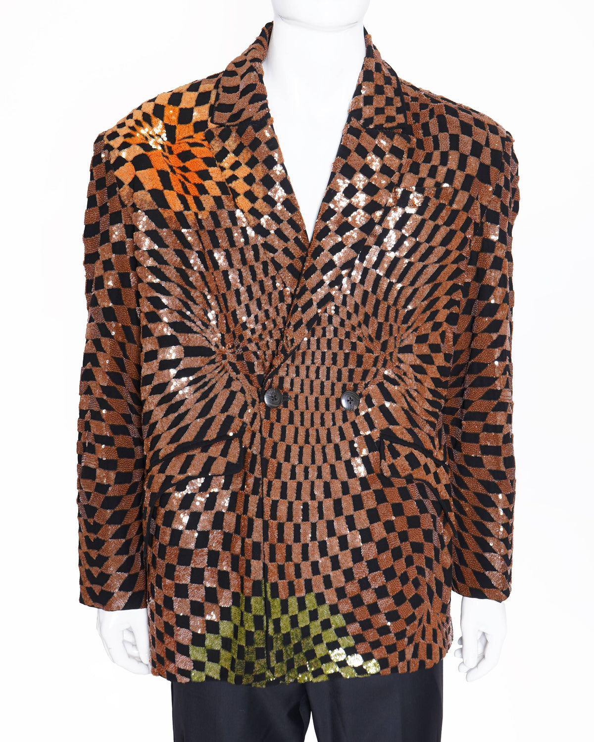 Kanika Goyal Label WARPED MATTER Embellished Blazer (Unisex)
