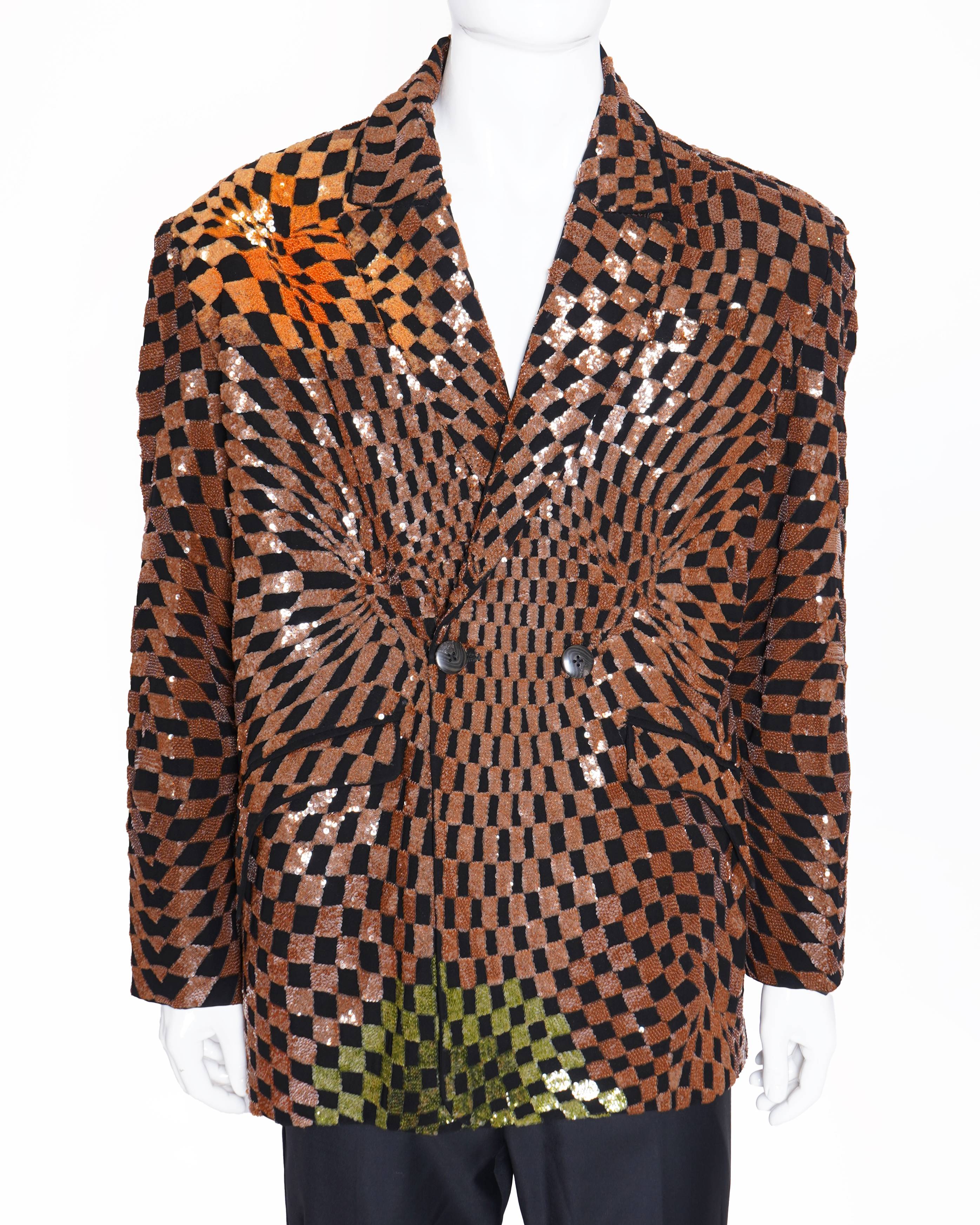 Kanika Goyal Label WARPED MATTER Embellished Blazer (Unisex)