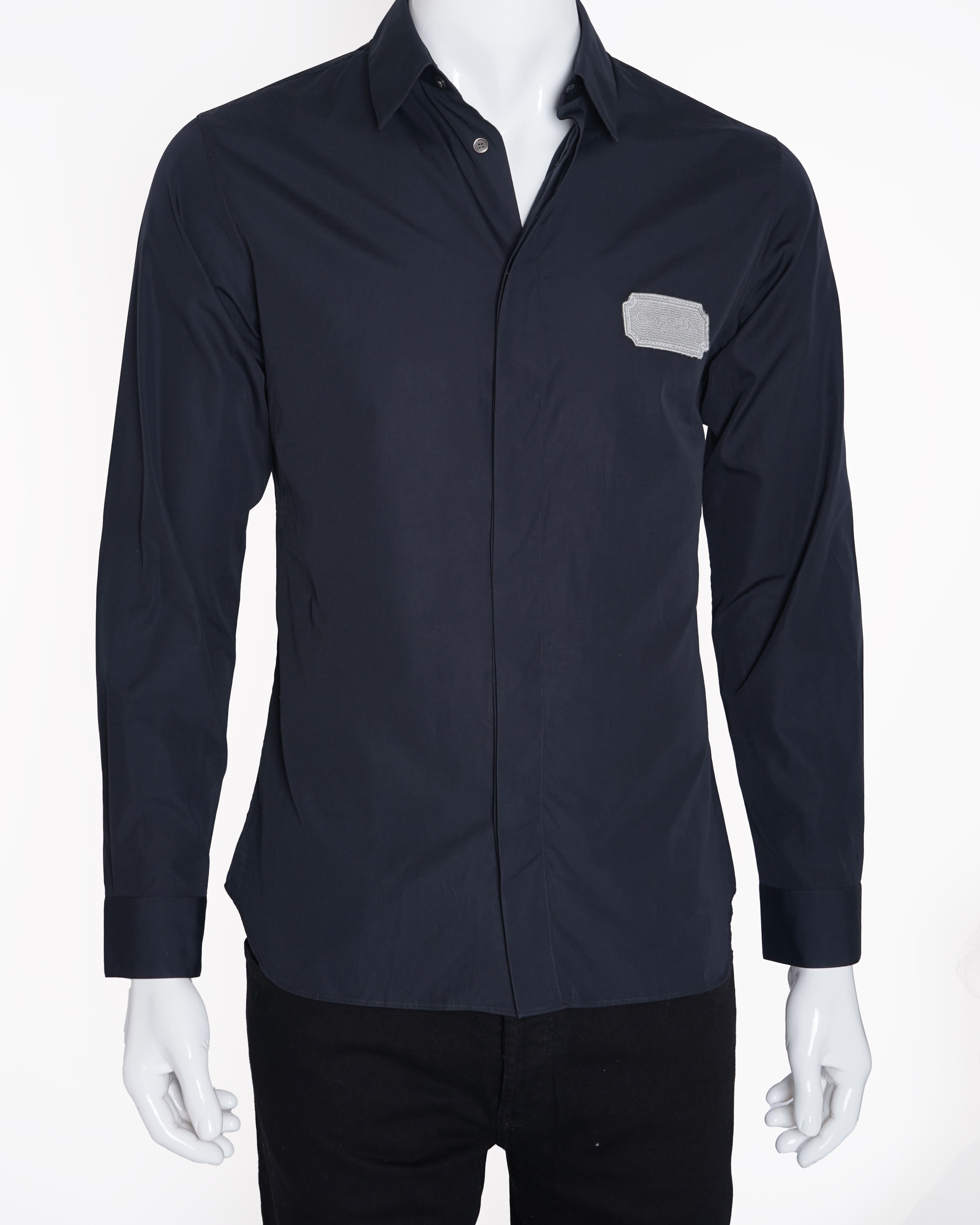 Christian Dior Shirt In Deep Blue