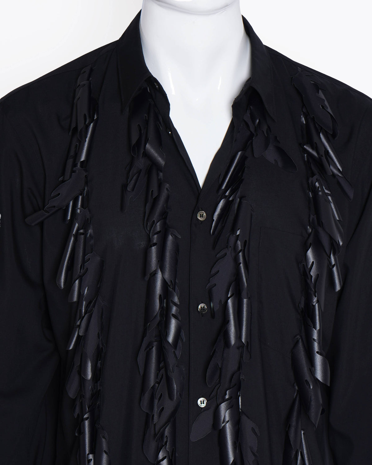 Comme Des Garcons 
Button Down Shirt In Black (Unisex)