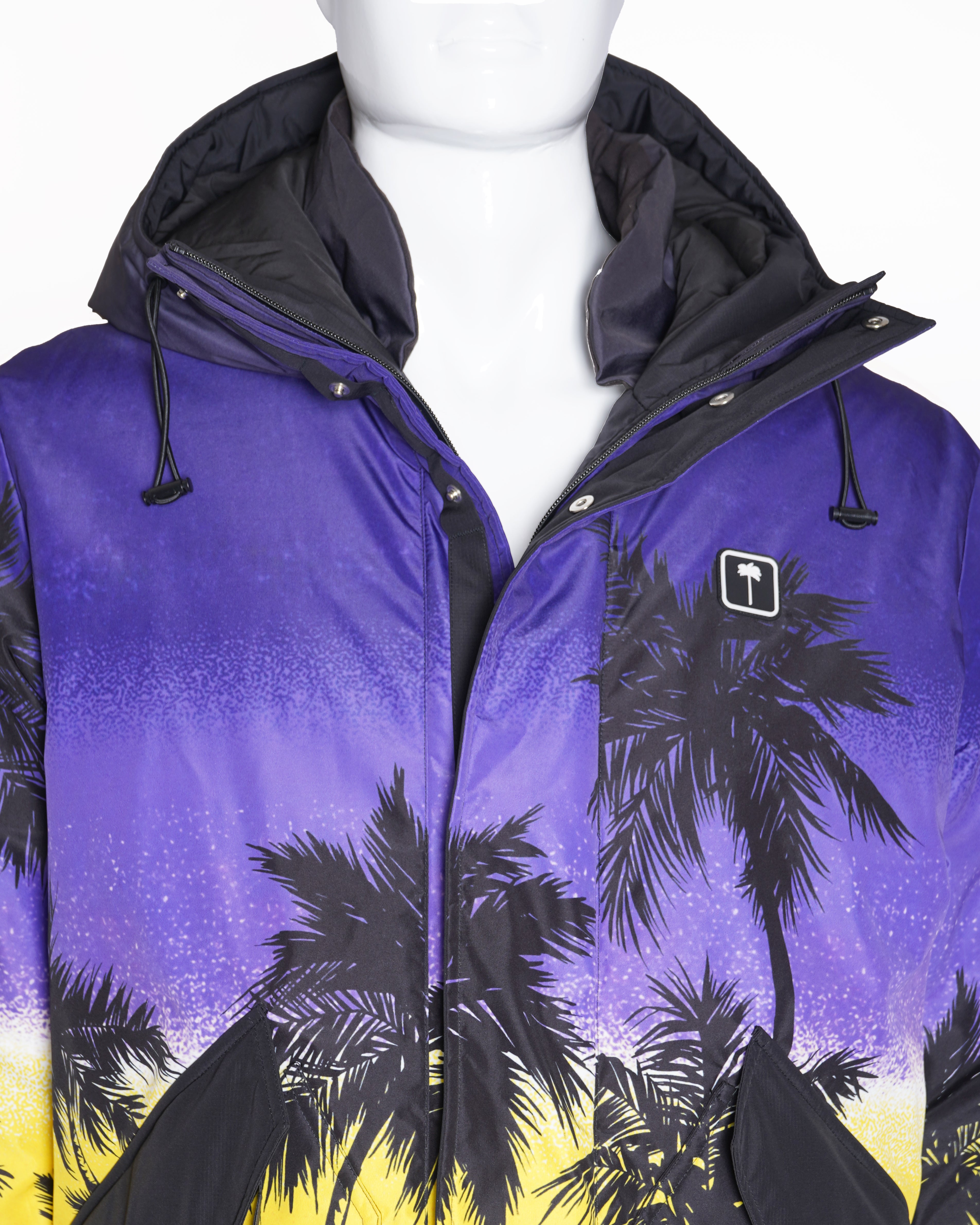Palm Angels Sunset printed jacket (Unisex)