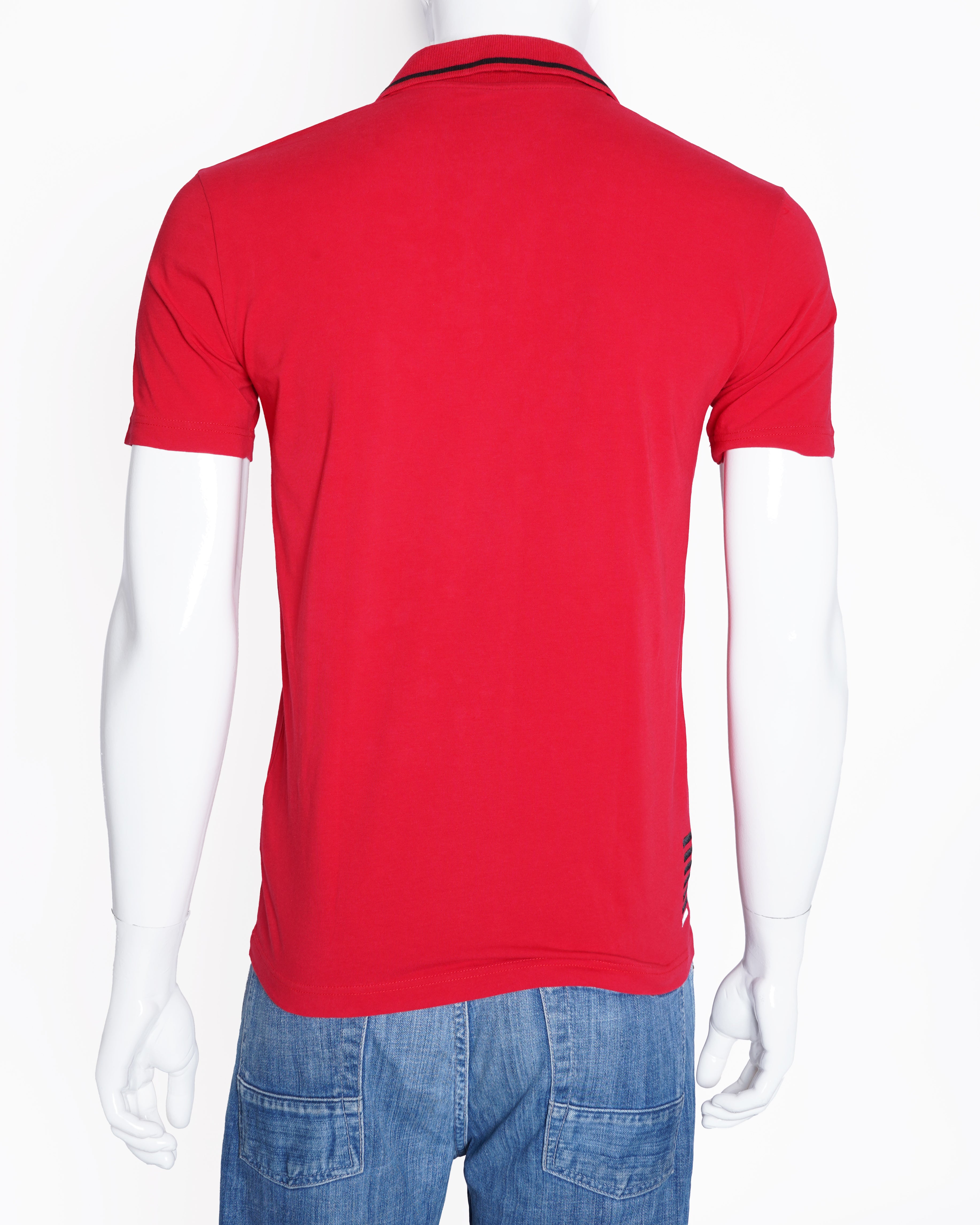 Emporio Armani EA7 Red Polo T-shirt