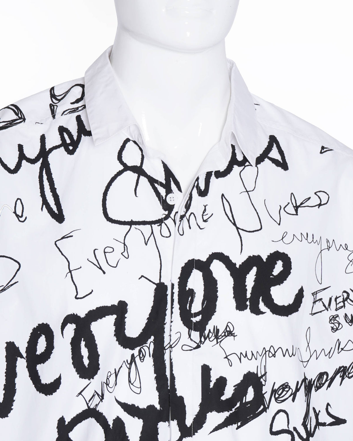 Huemn Unisex
graffiti button down shirt