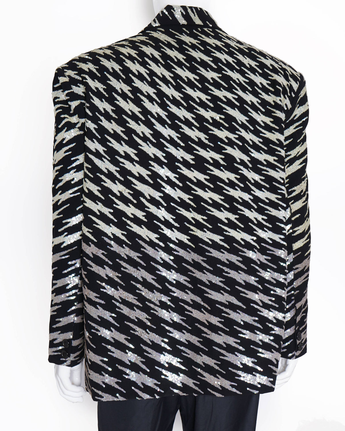 Kanika Goyal Label Black houndstooth jacket (Unisex)