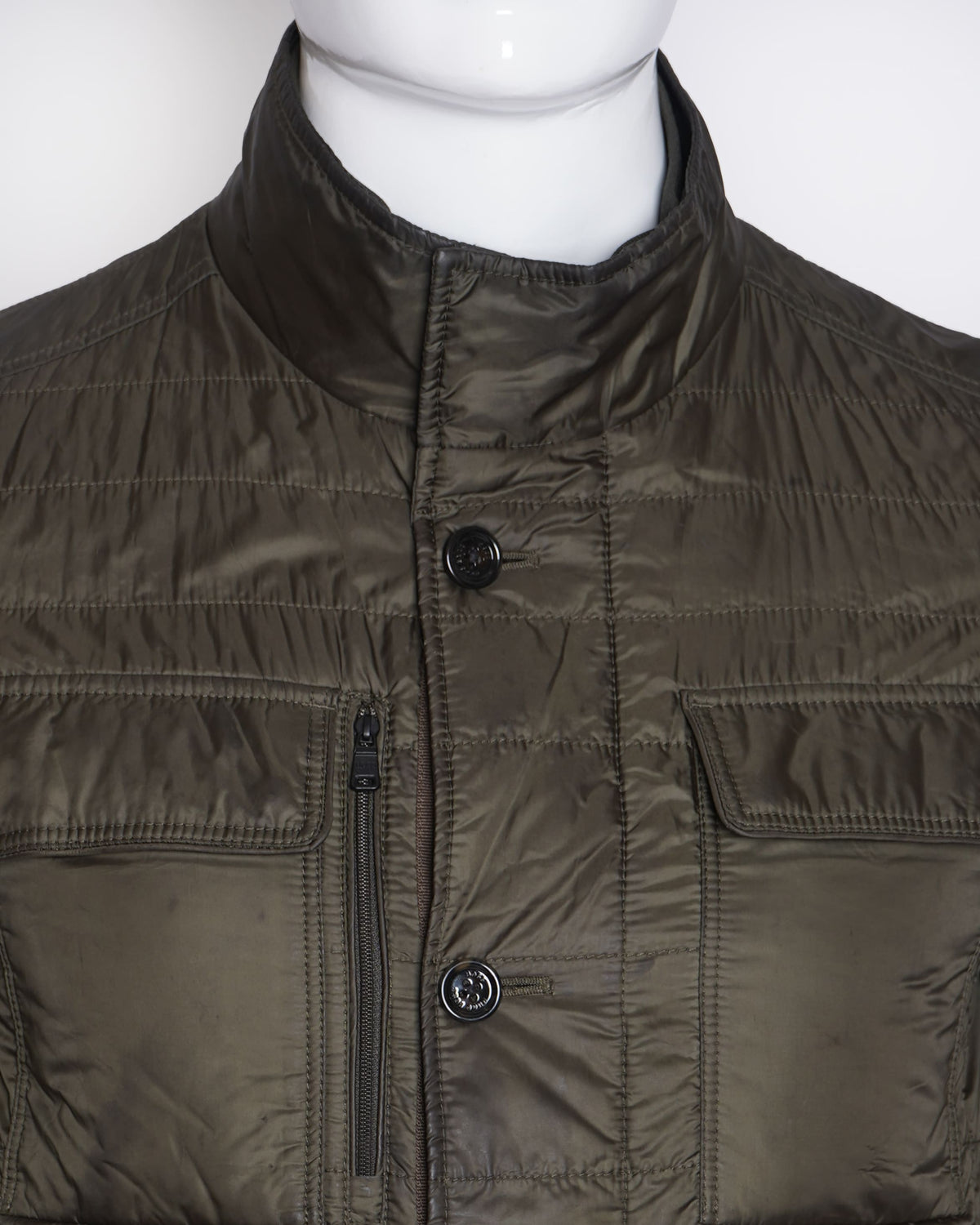 HUGO BOSS PUFF Jacket in olive green