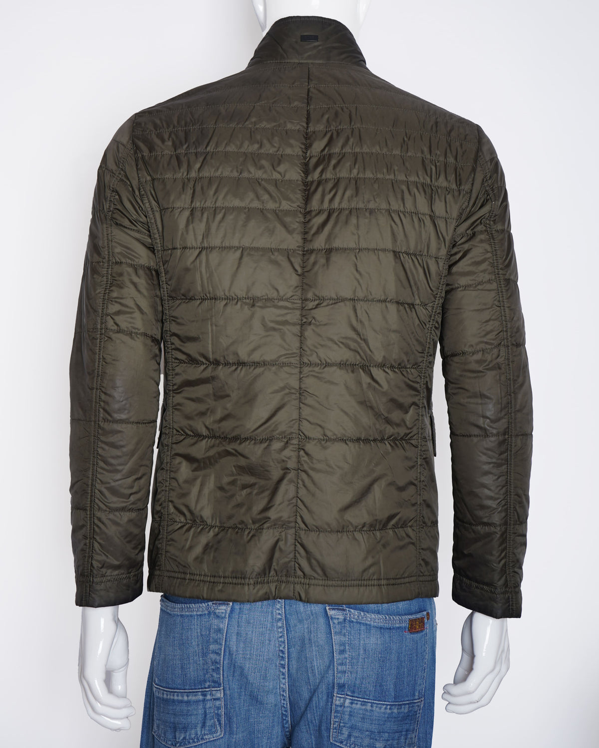 HUGO BOSS PUFF Jacket in olive green