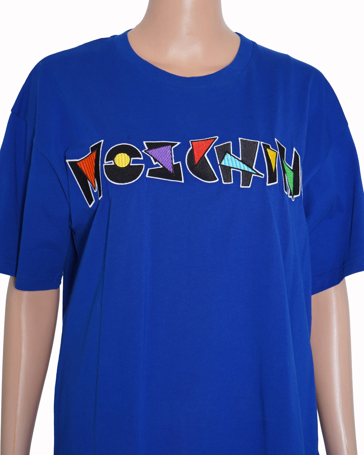 Moschino blue logo t-shirt