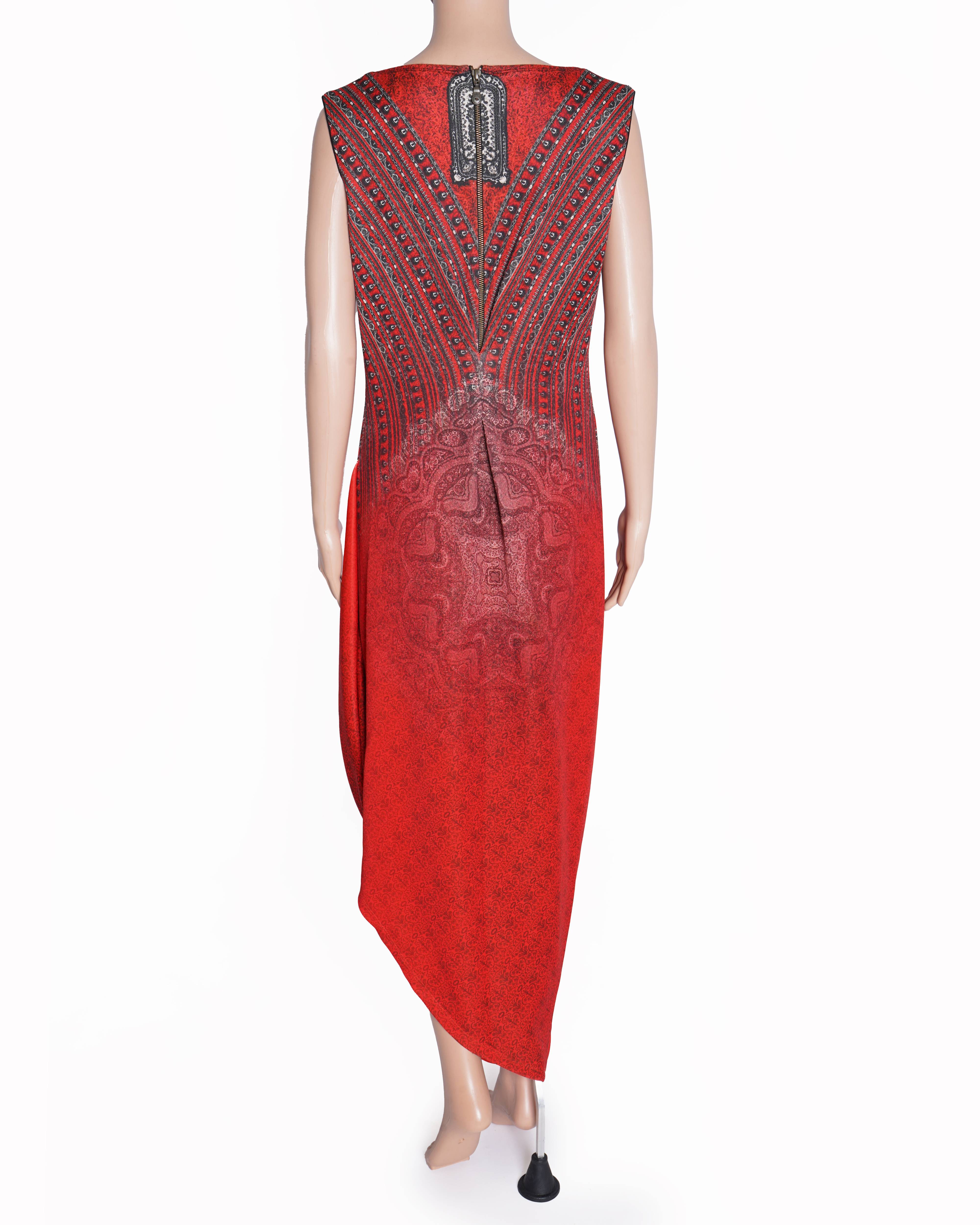 Tarun Tahiliani red printed kurta