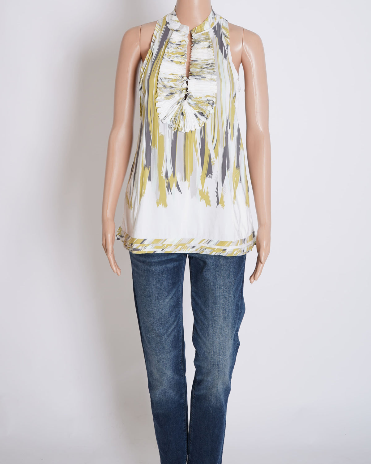 BCBGMAXAZRIA Multicolour Abstract Print Top