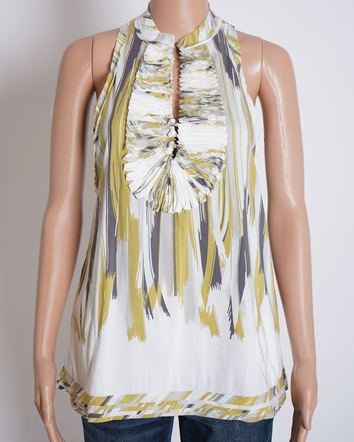 BCBGMAXAZRIA Multicolour Abstract Print Top