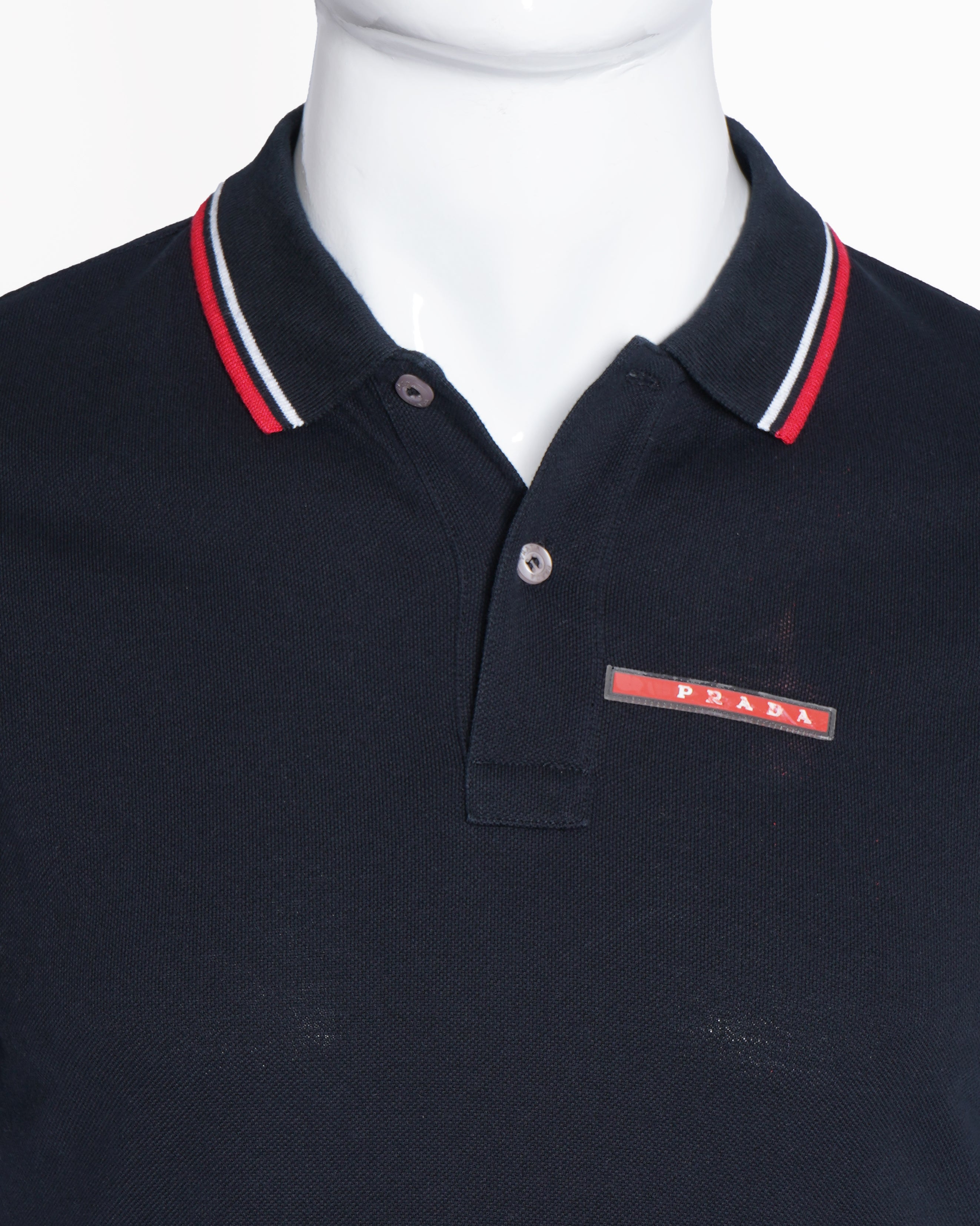 Authentic Pre-loved My Almari | Prada Black Polo T-shirt with