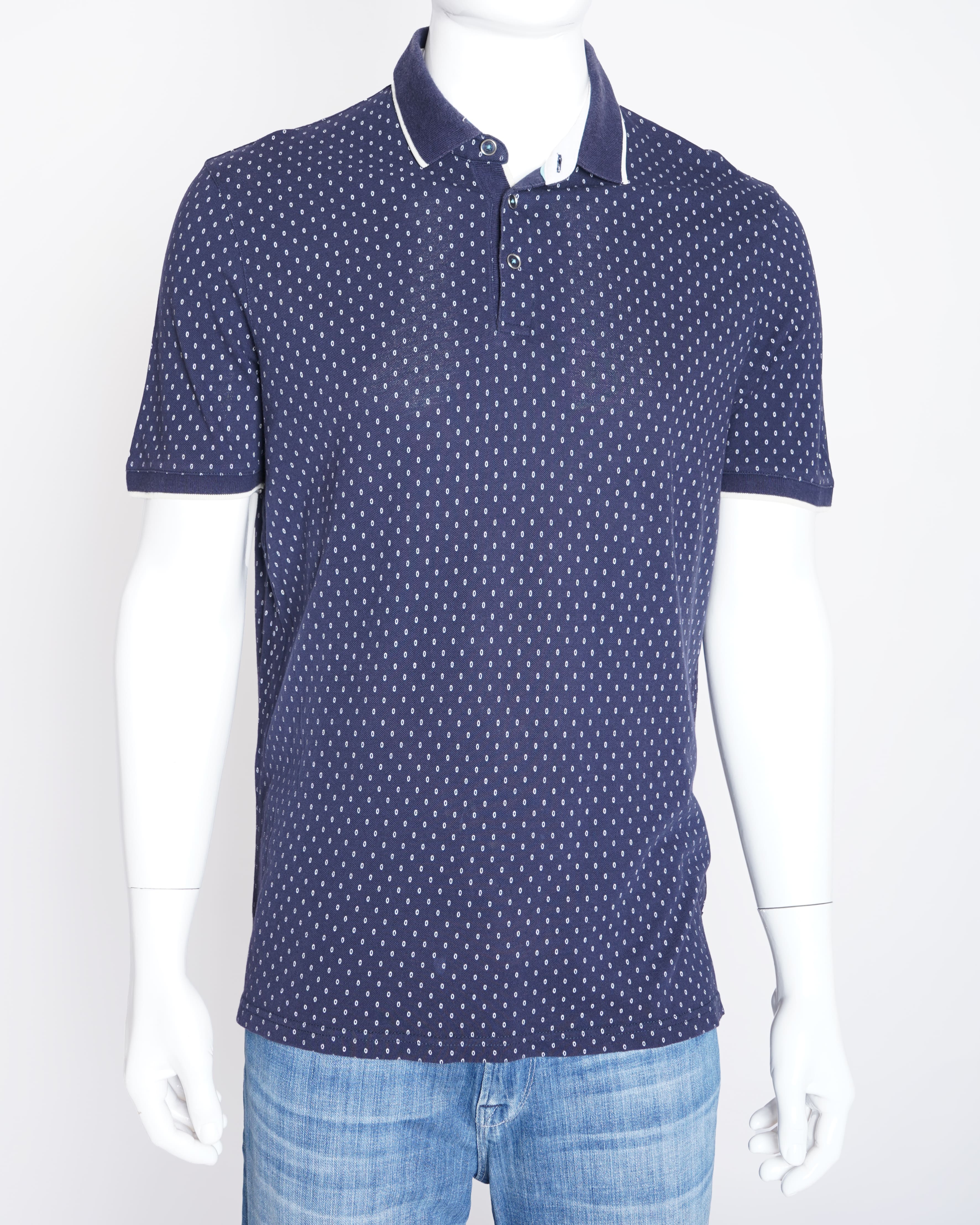 Ted baker dark blue polo tshirt for men