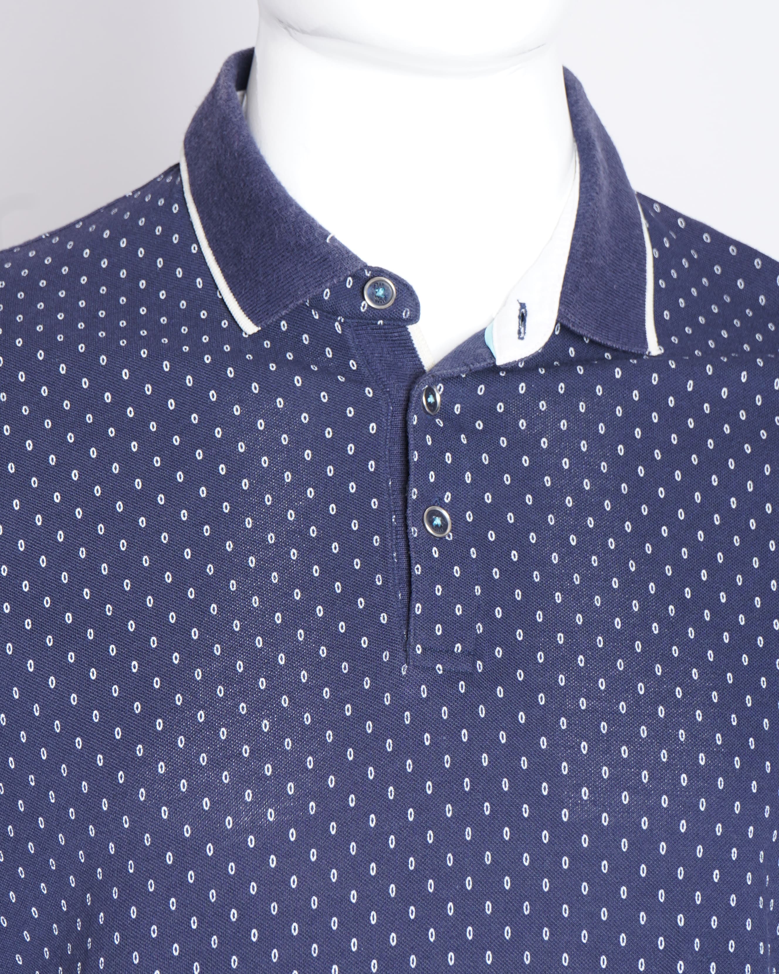 Ted baker dark blue polo tshirt for men