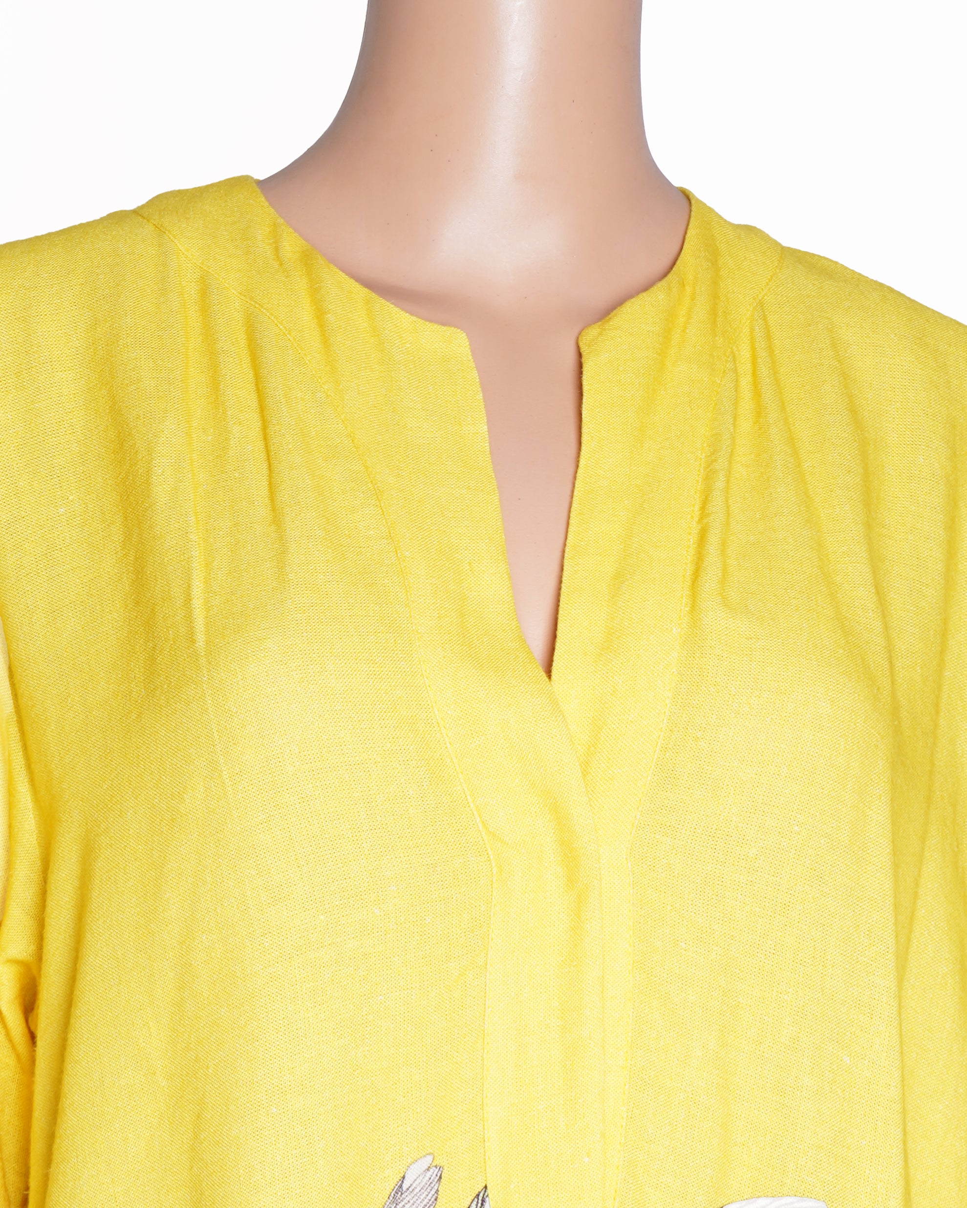 New Isabel Marant Étoile Printed Dress In Yellow