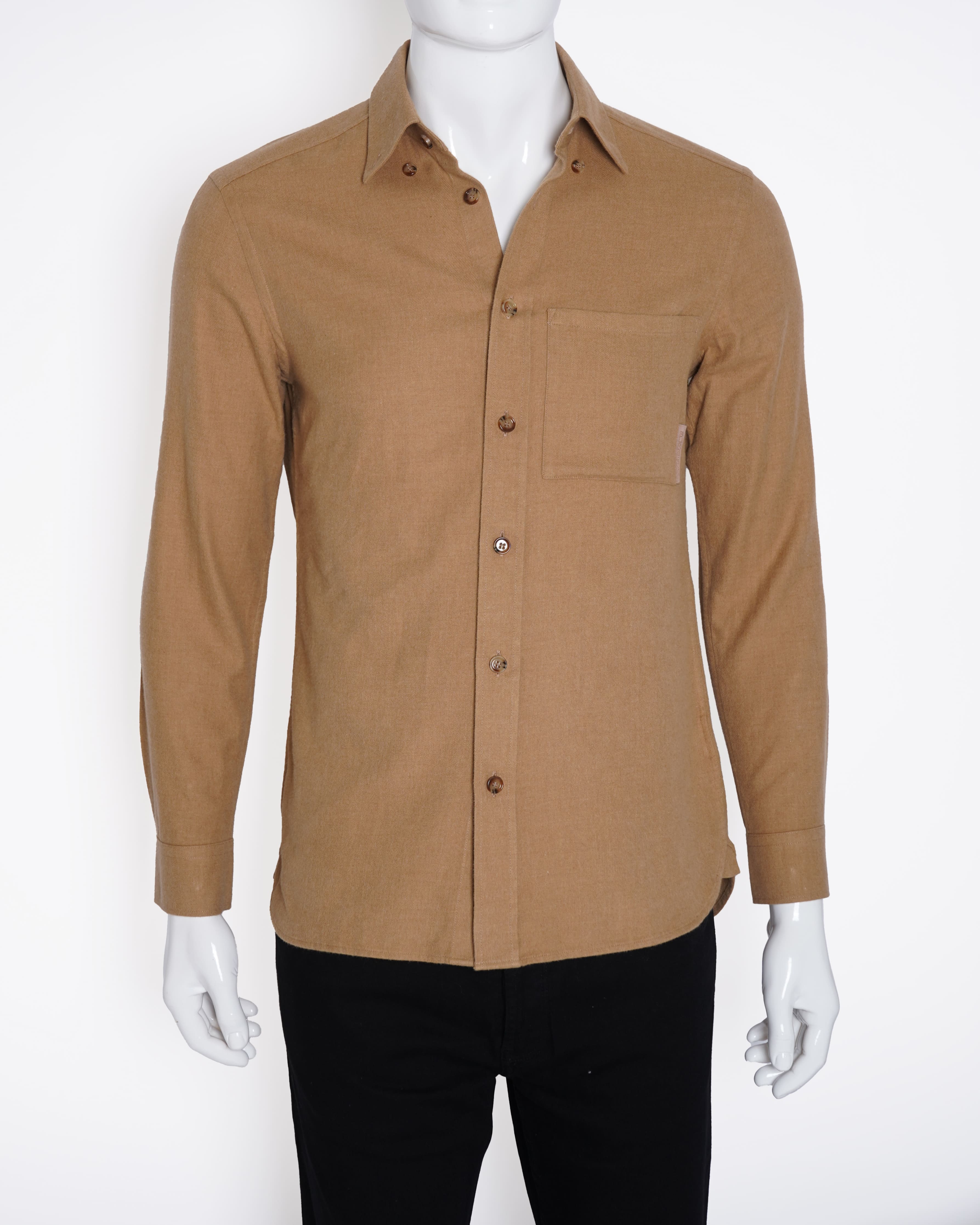 Burberry Shirt In Brown