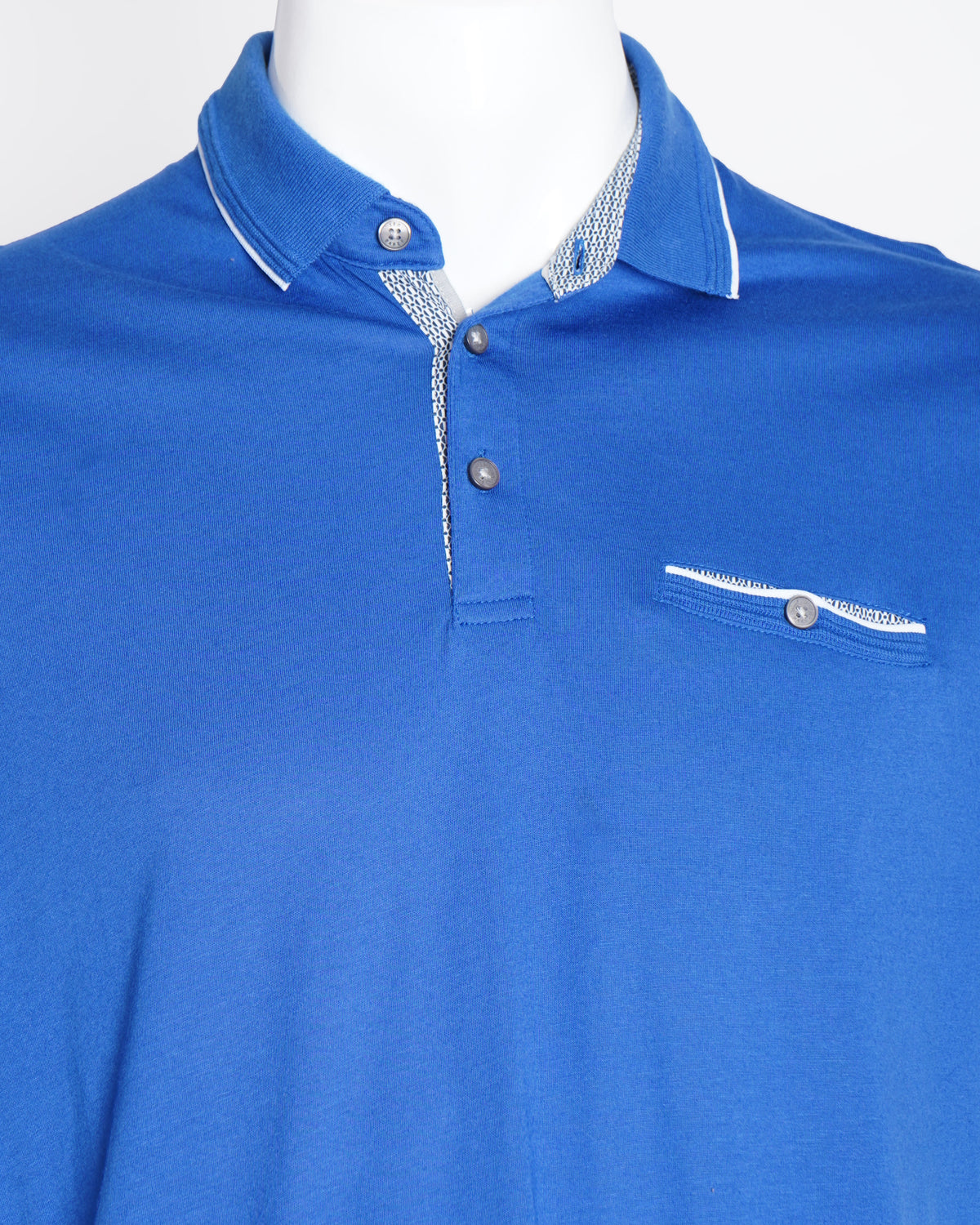 Ted baker royal blue half sleeve polo tshirt for men