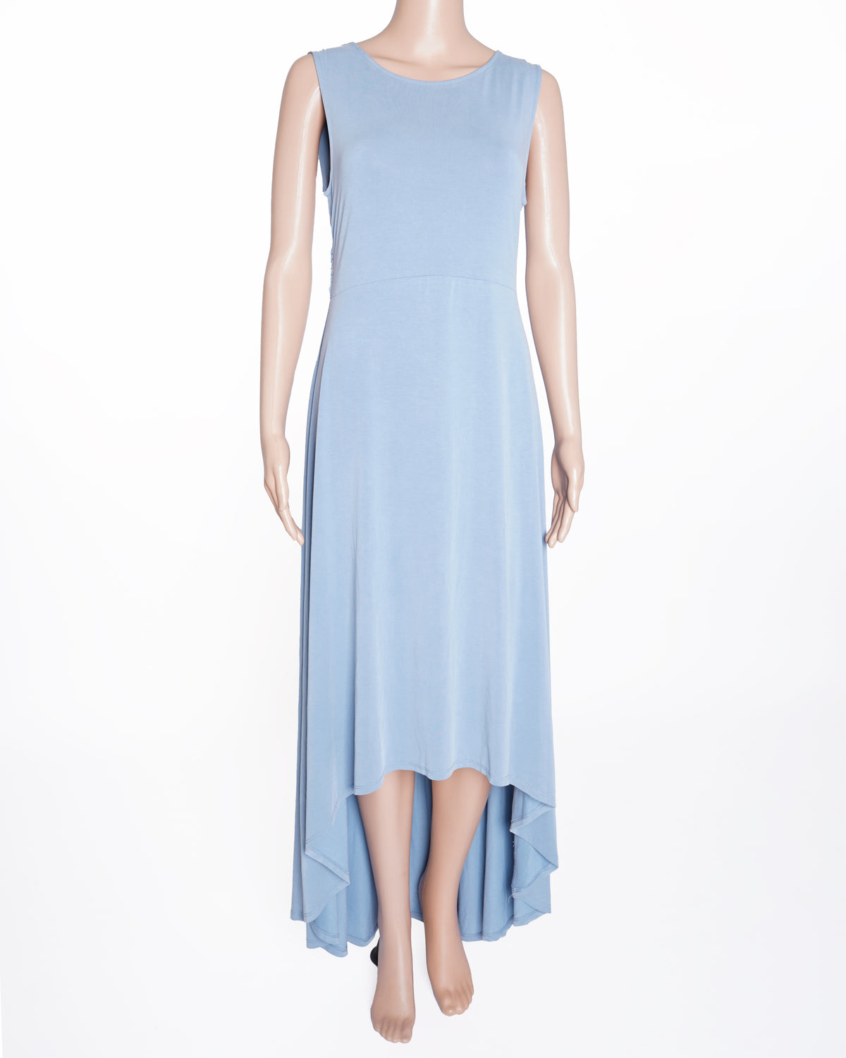New BCBG Blue Pleated Dress