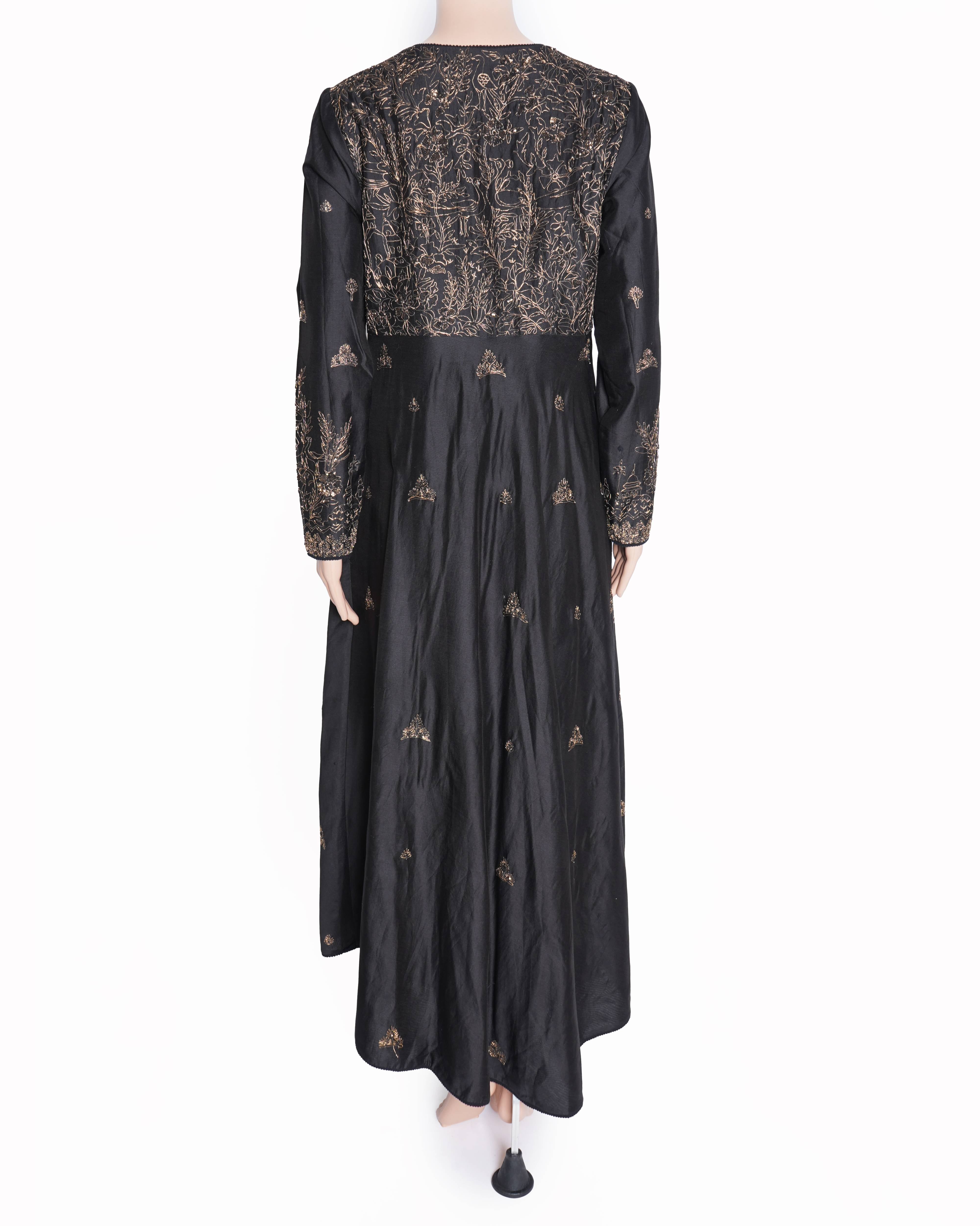 New AM:PM Black Embroidered Kurta