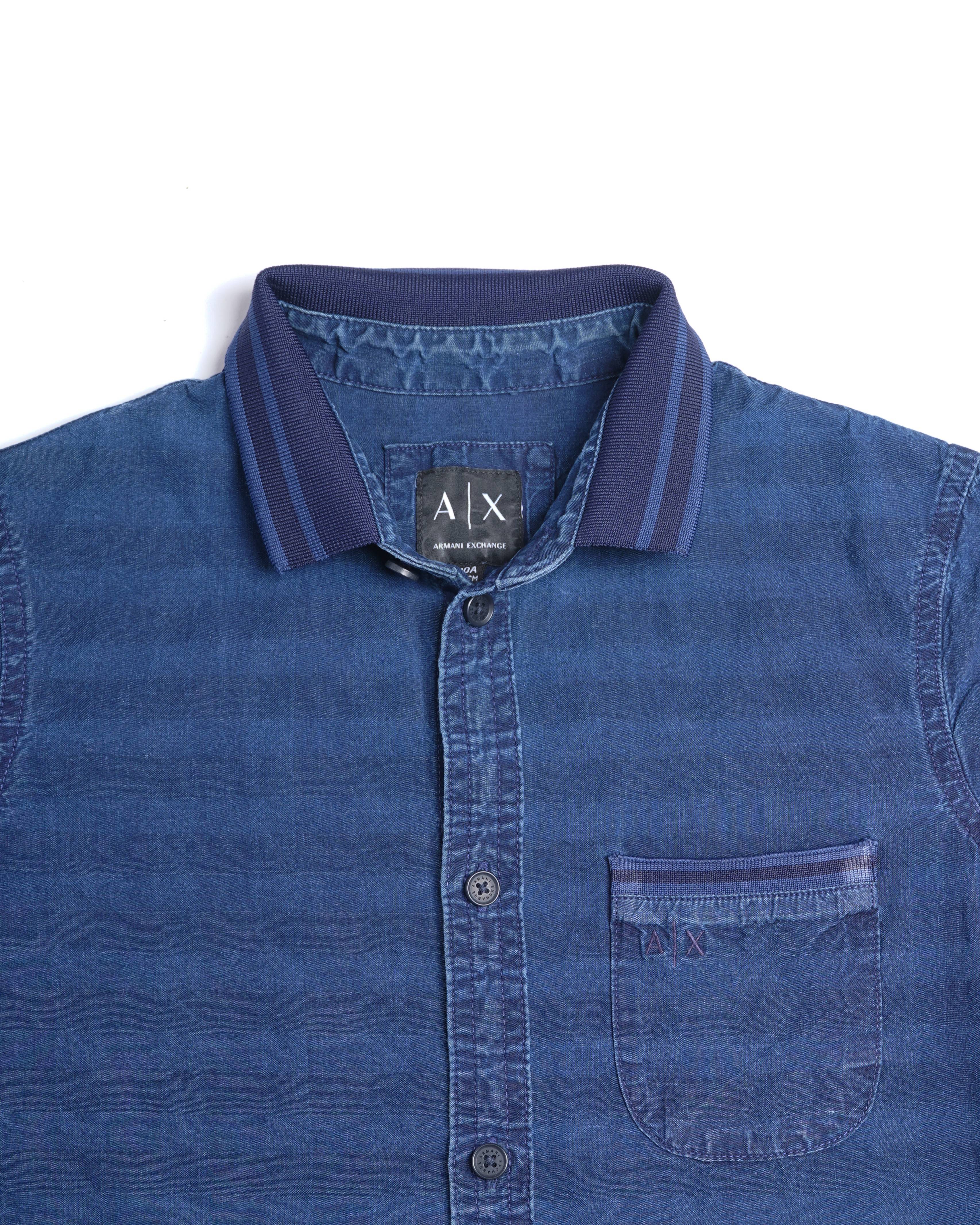 Armani exchange kids button down shirt