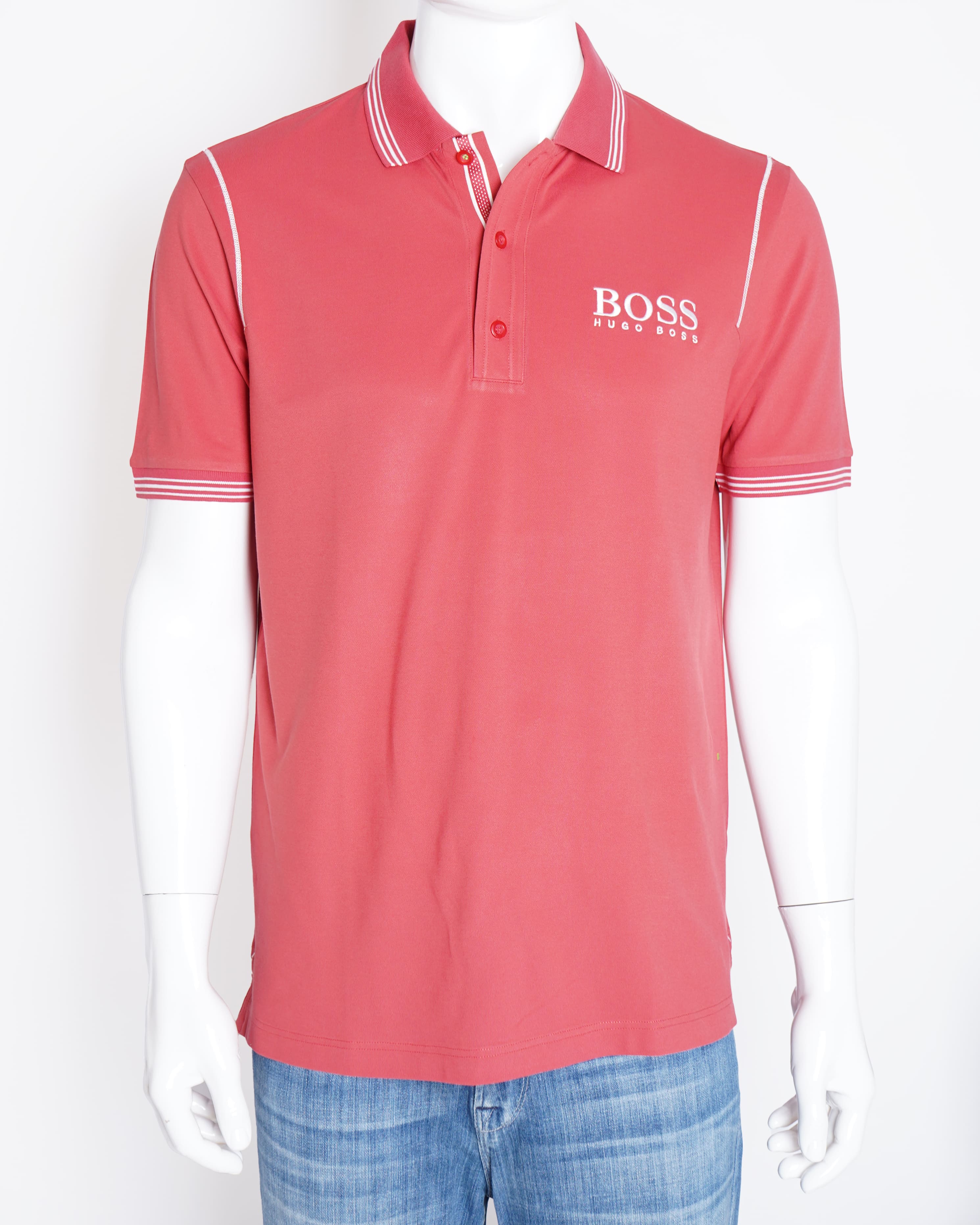 Hugo Boss Polo Men's Tshirt In Red