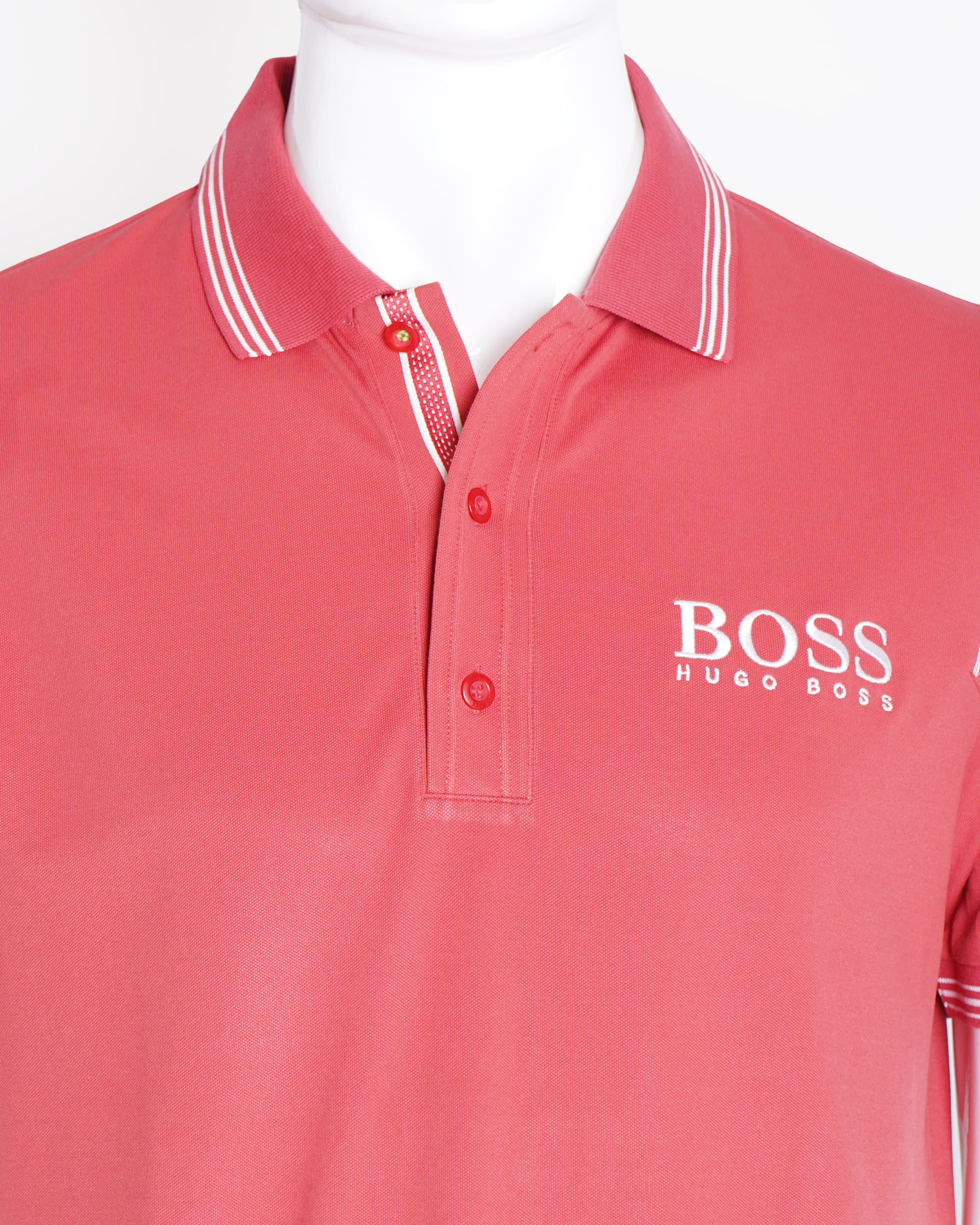 Hugo Boss Polo Men's Tshirt In Red