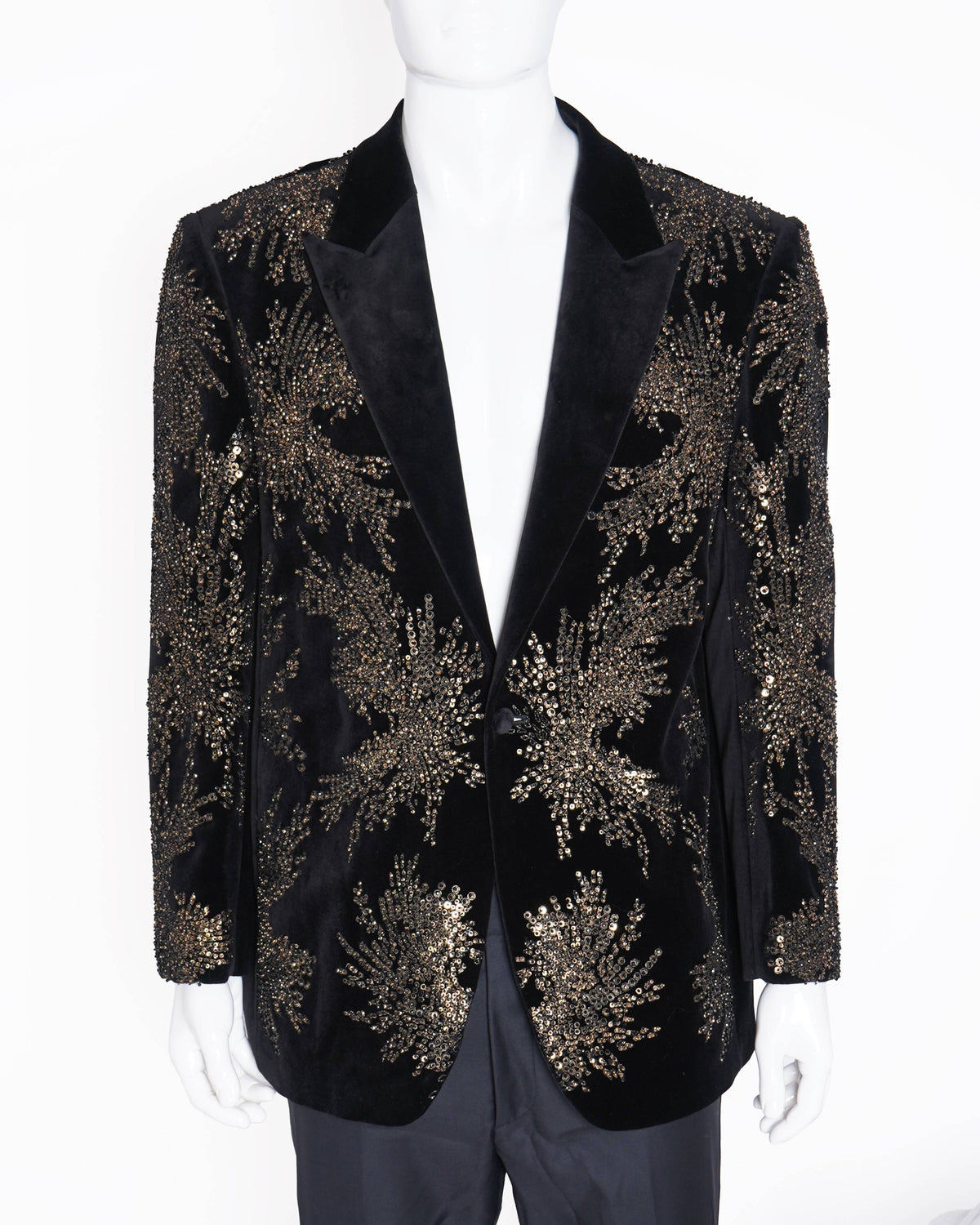 Rohit Gandhi & Rahul Khanna Embroidered black jacket