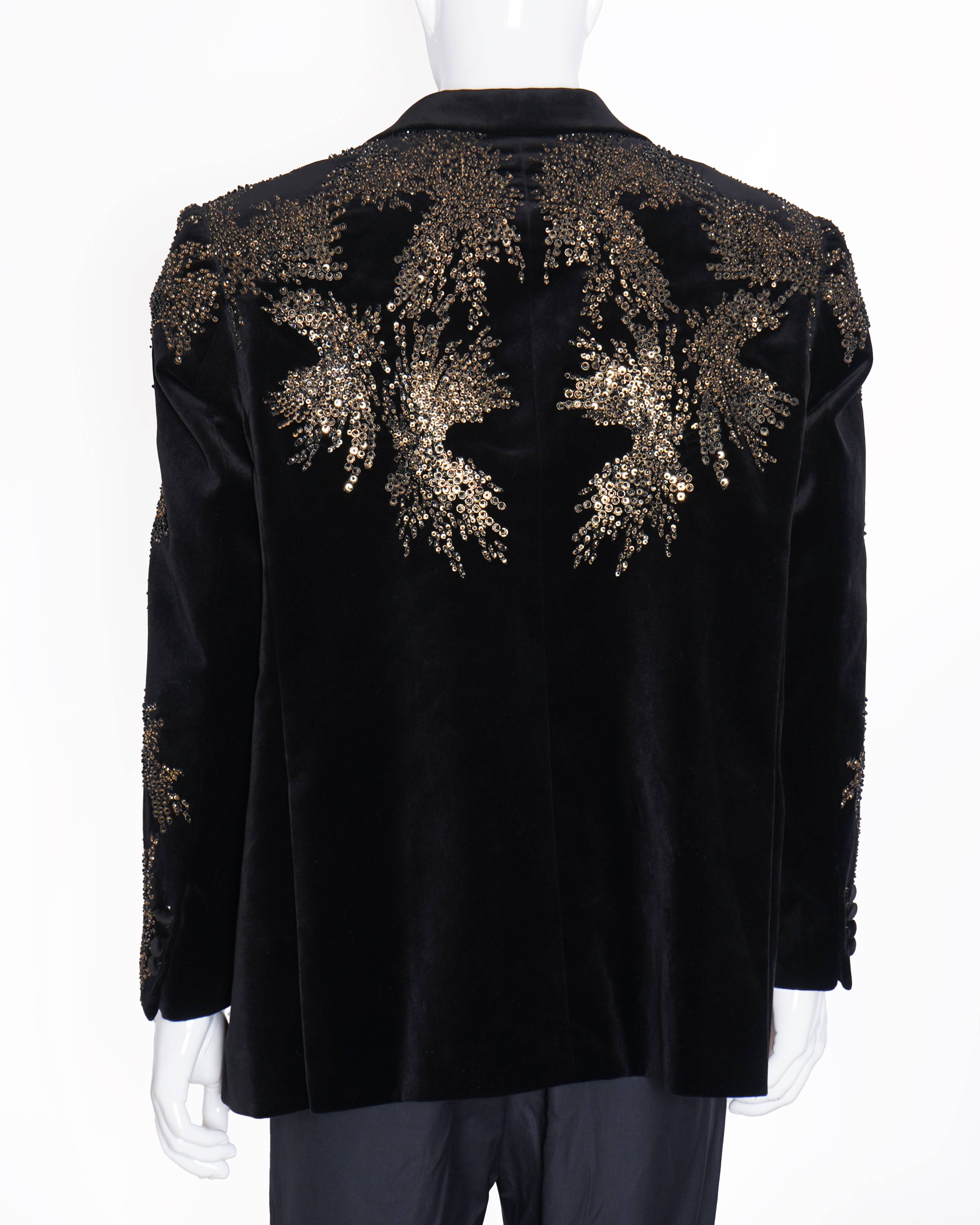 Rohit Gandhi & Rahul Khanna Embroidered black jacket