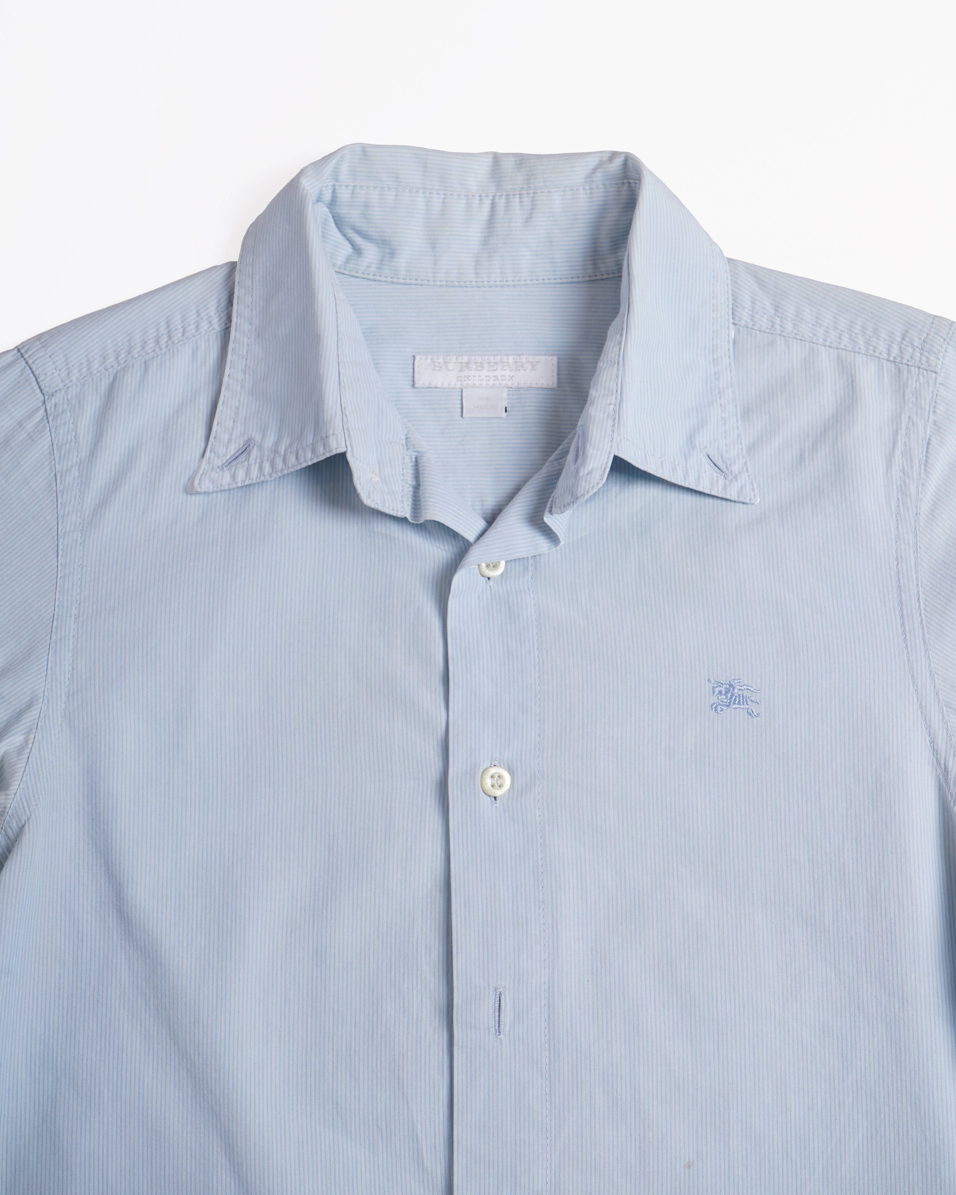 Burberry light blue full sleeves shirt