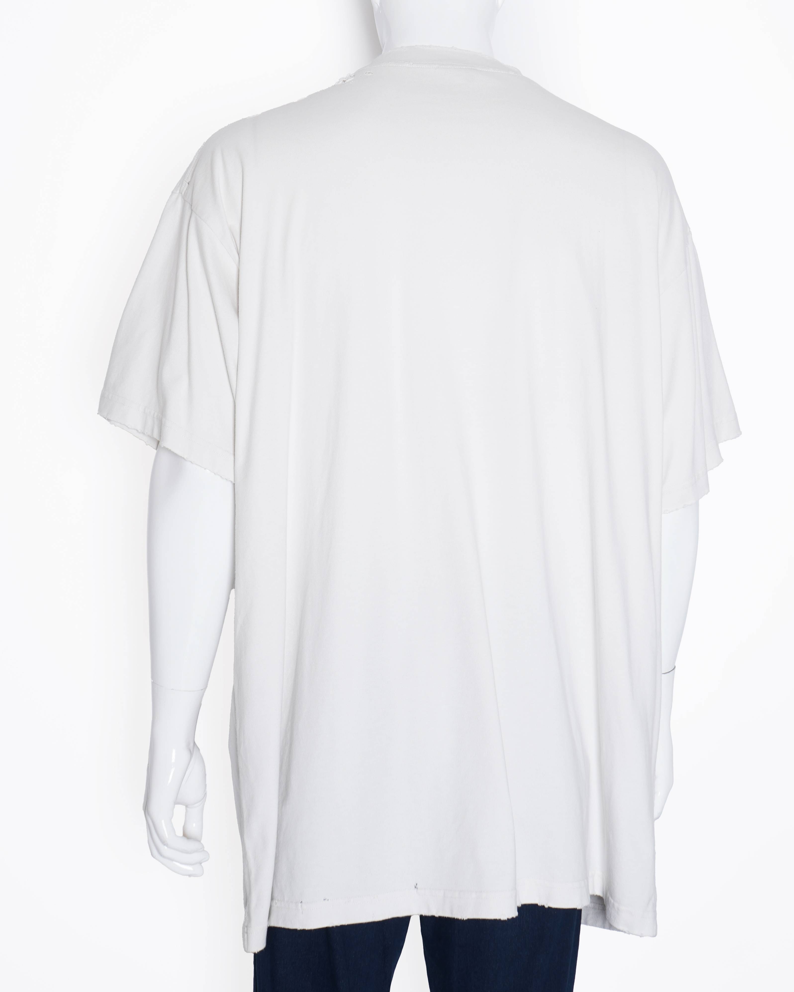 Balenciaga 
White printed t-shirt (Unisex)
