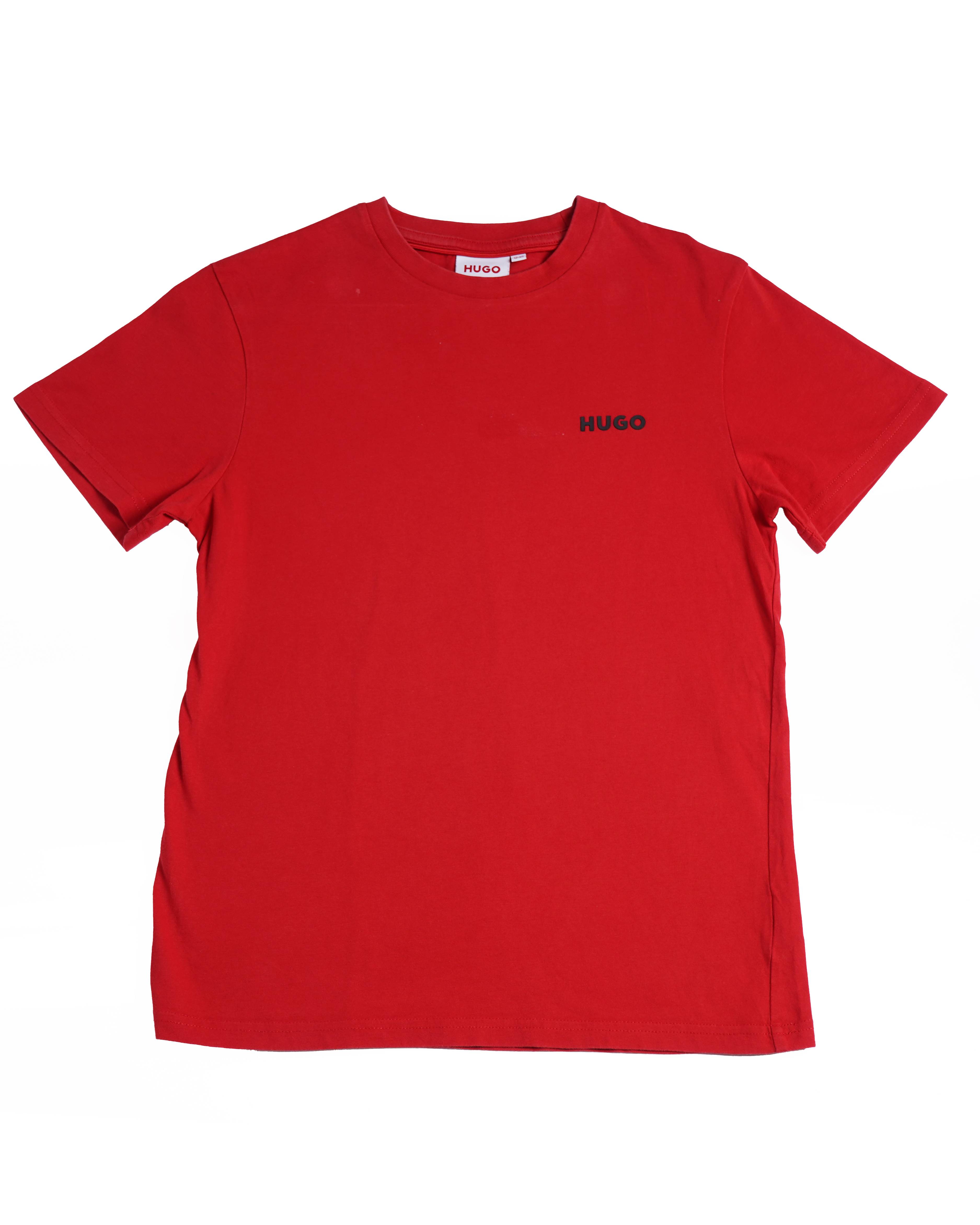 Hugo boss half sleeve tshirt in red