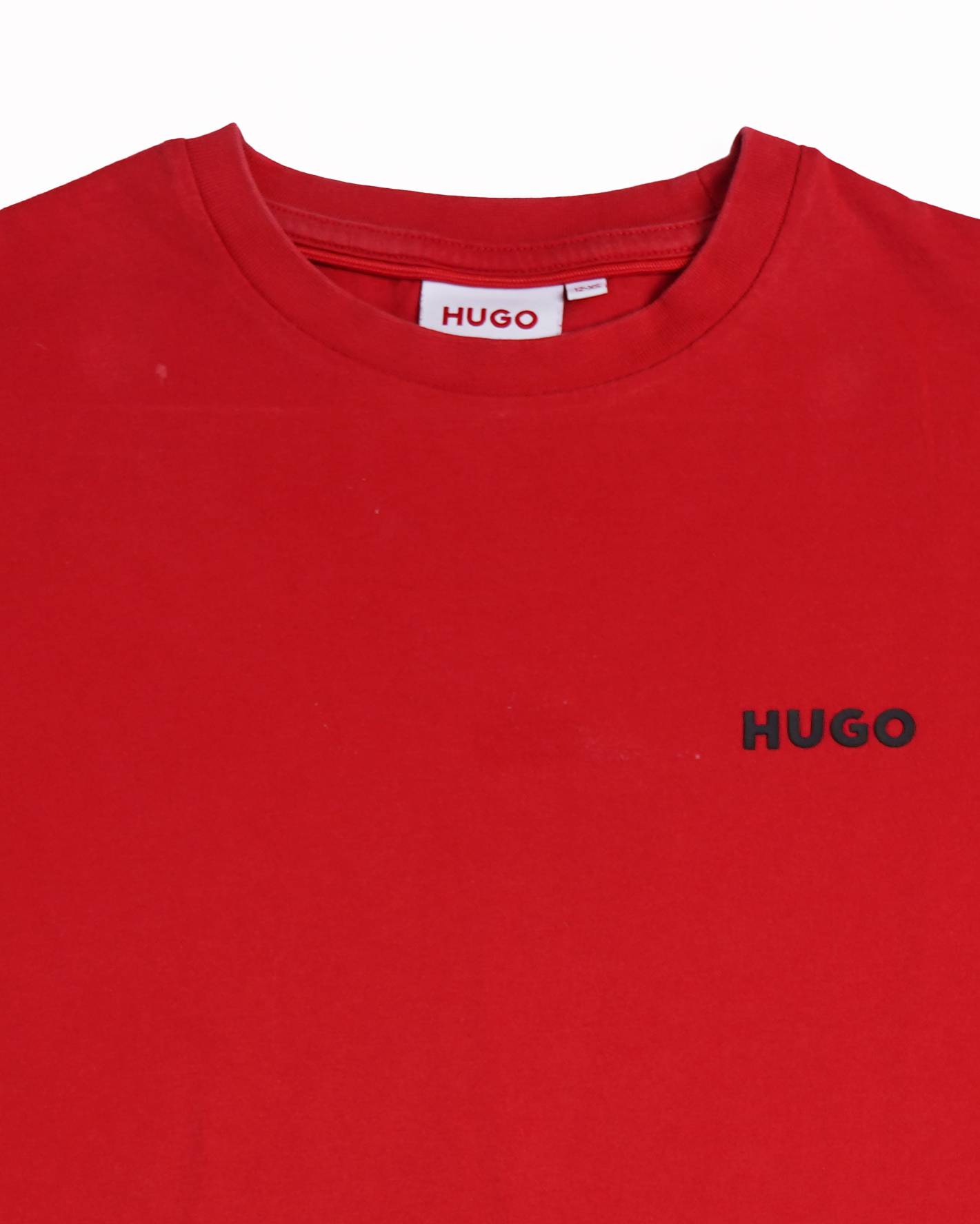 Hugo boss half sleeve tshirt in red