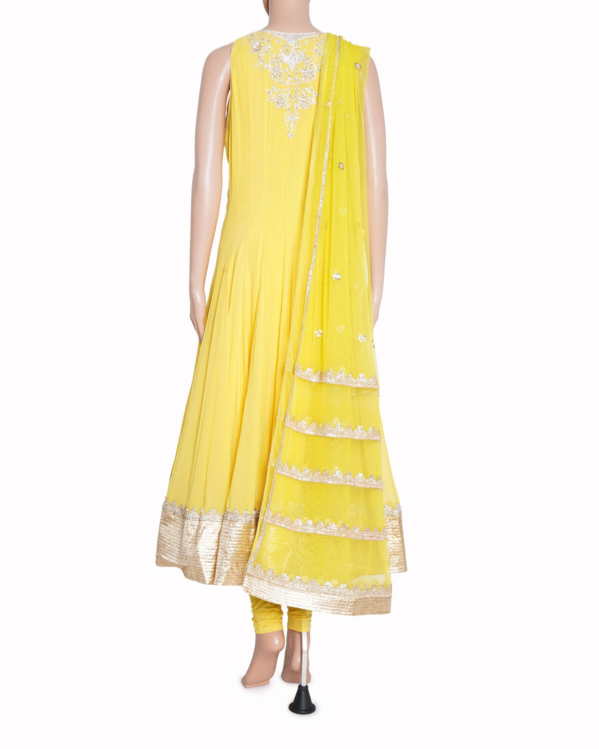 Varun & Nidhika Yellow Anarkali Set In Yellow