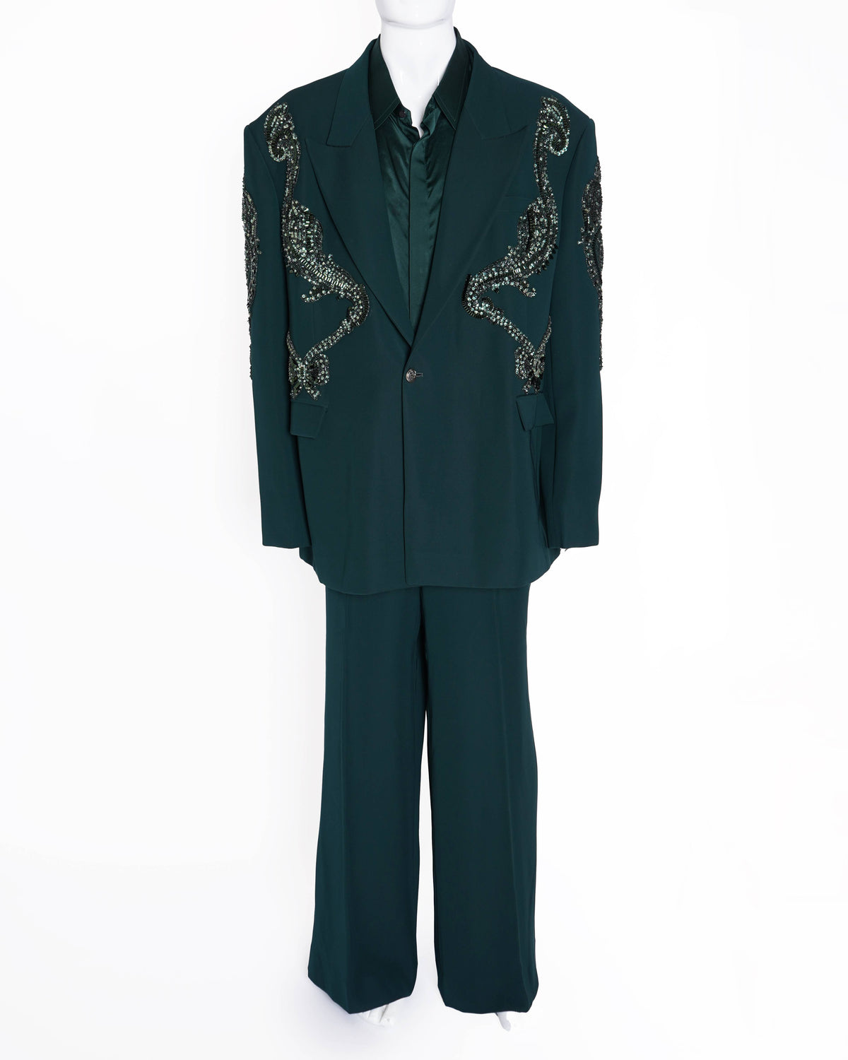 Falguni Shane Peacock Sequence blazer set of 3 (Unisex)