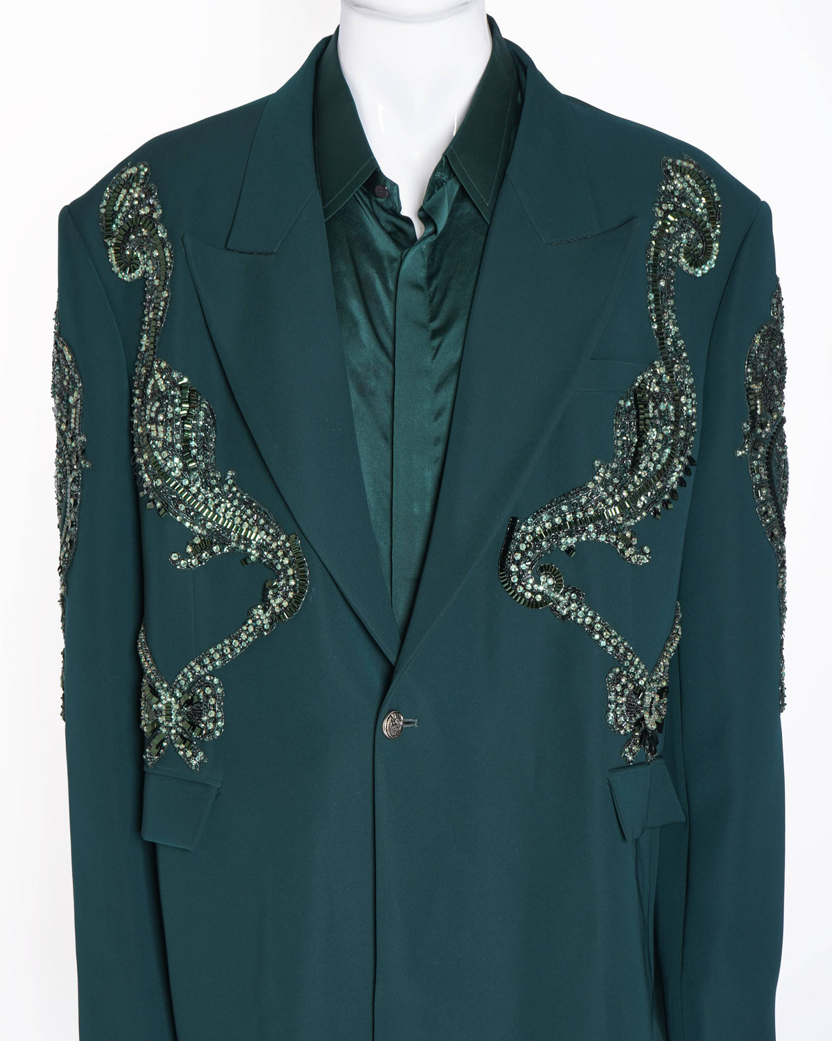Falguni Shane Peacock Sequence blazer set of 3 (Unisex)