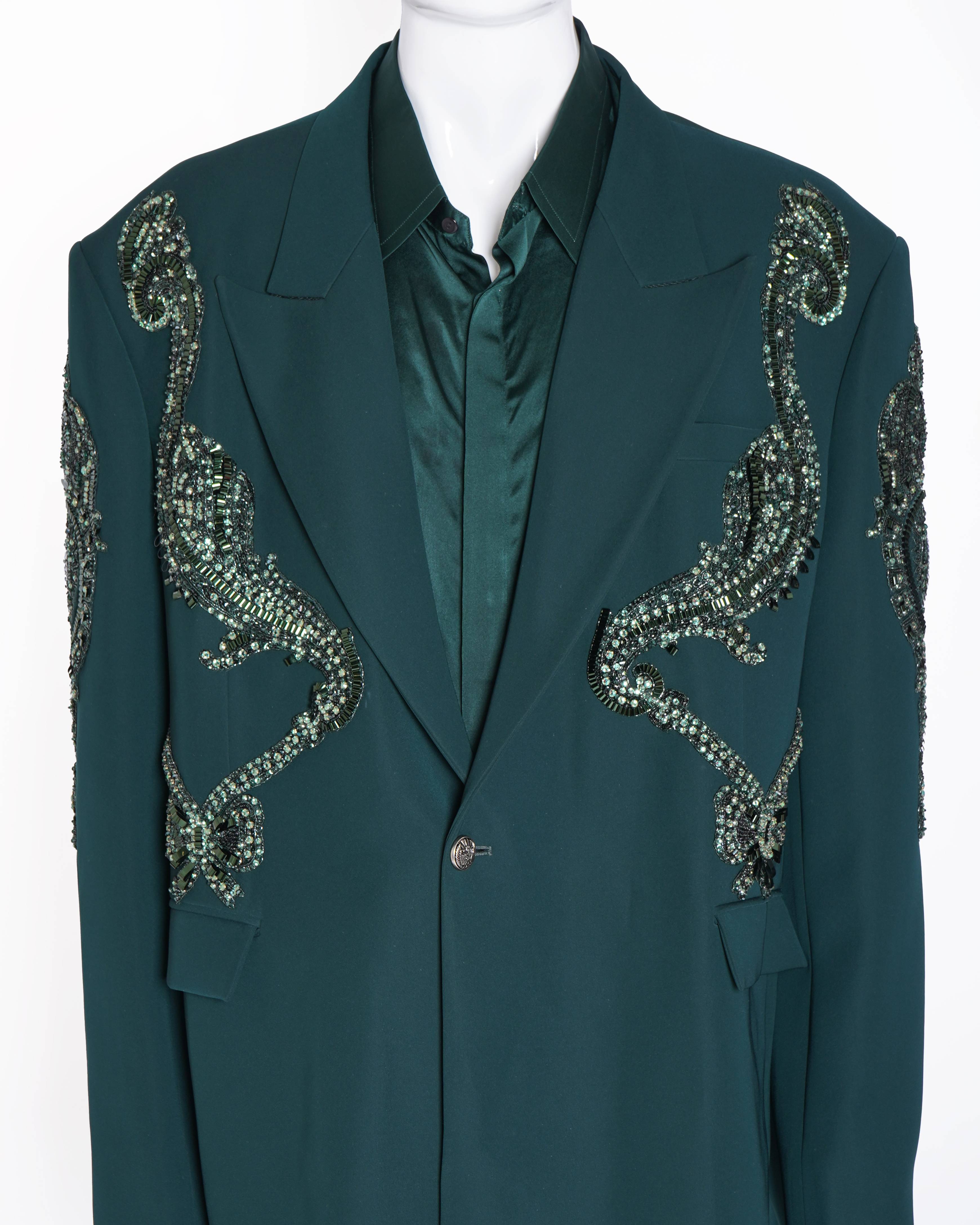 Falguni Shane Peacock Sequence blazer set of 3 (Unisex)