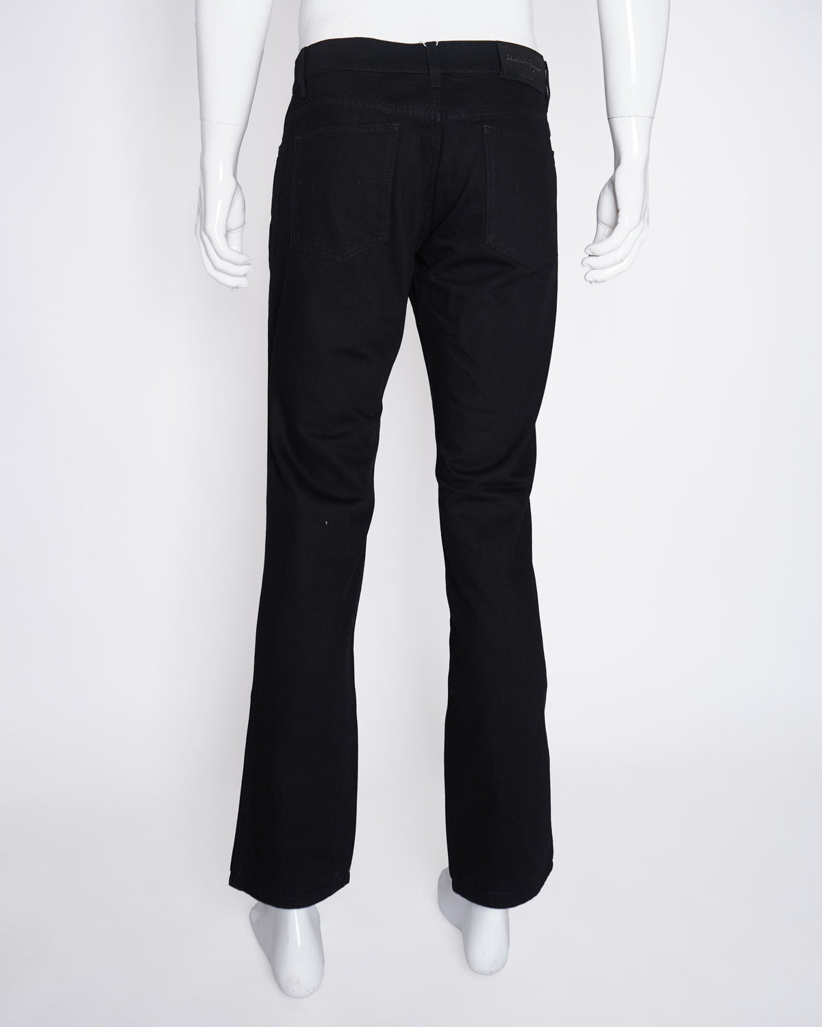 New Ferragamo black men's jeans