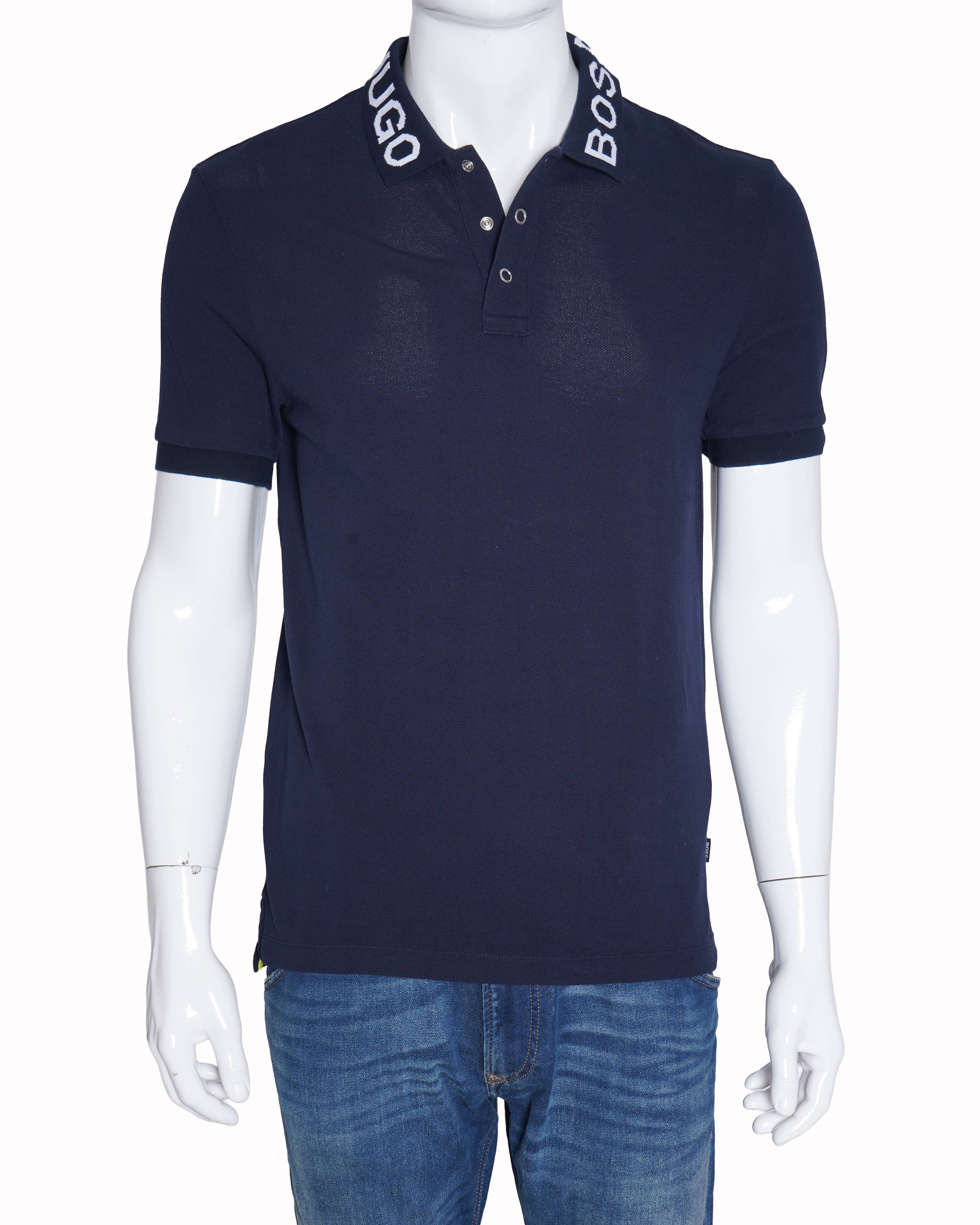 Hugo boss collar print polo tshirt
