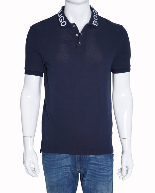 Hugo boss collar print polo tshirt