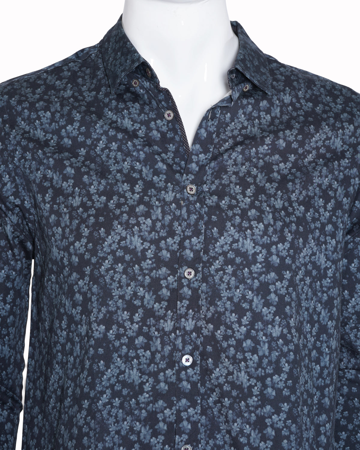 Ted baker blue printed shirt