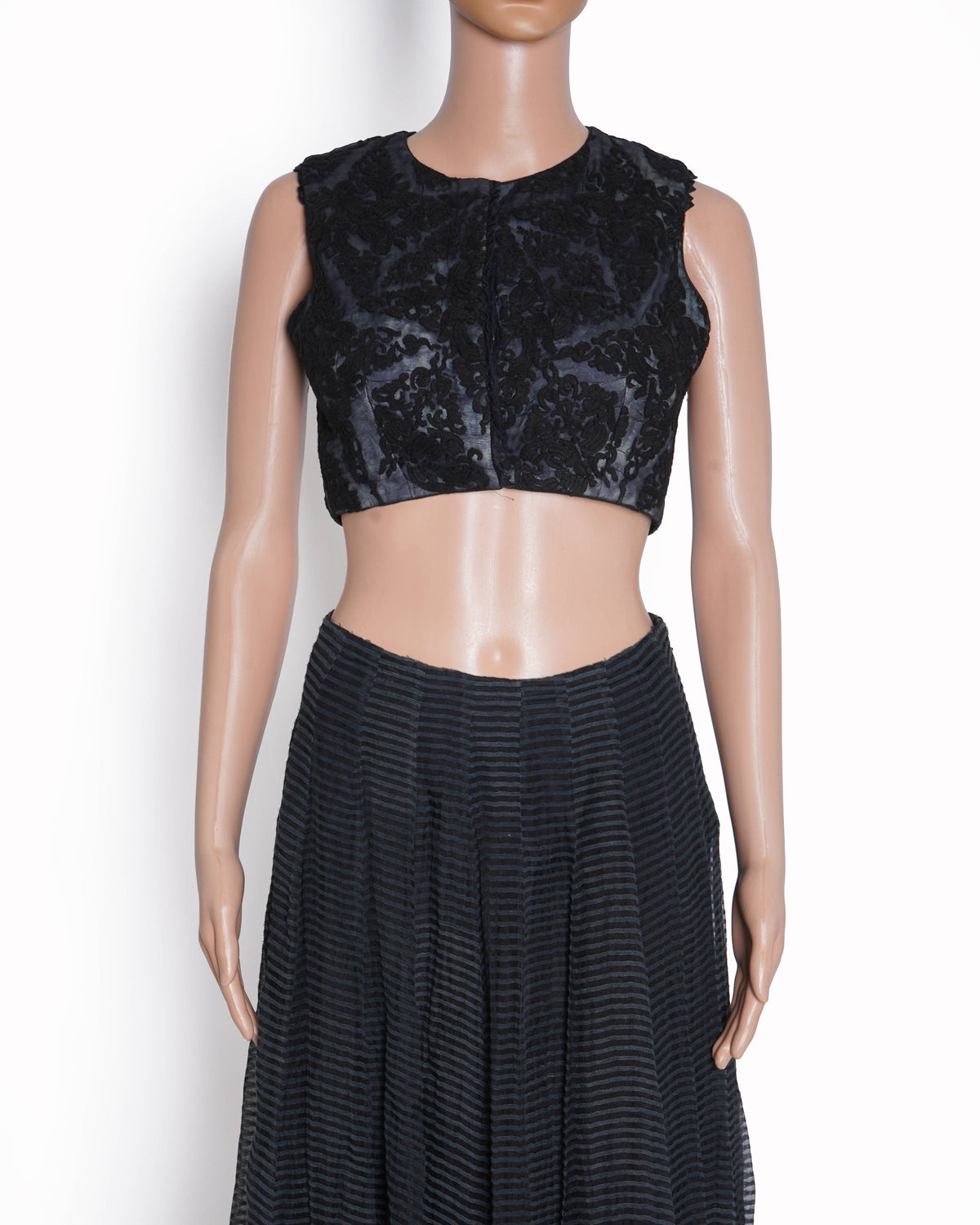 Varun & Nidhika Black Lehenga Set (2-Piece)