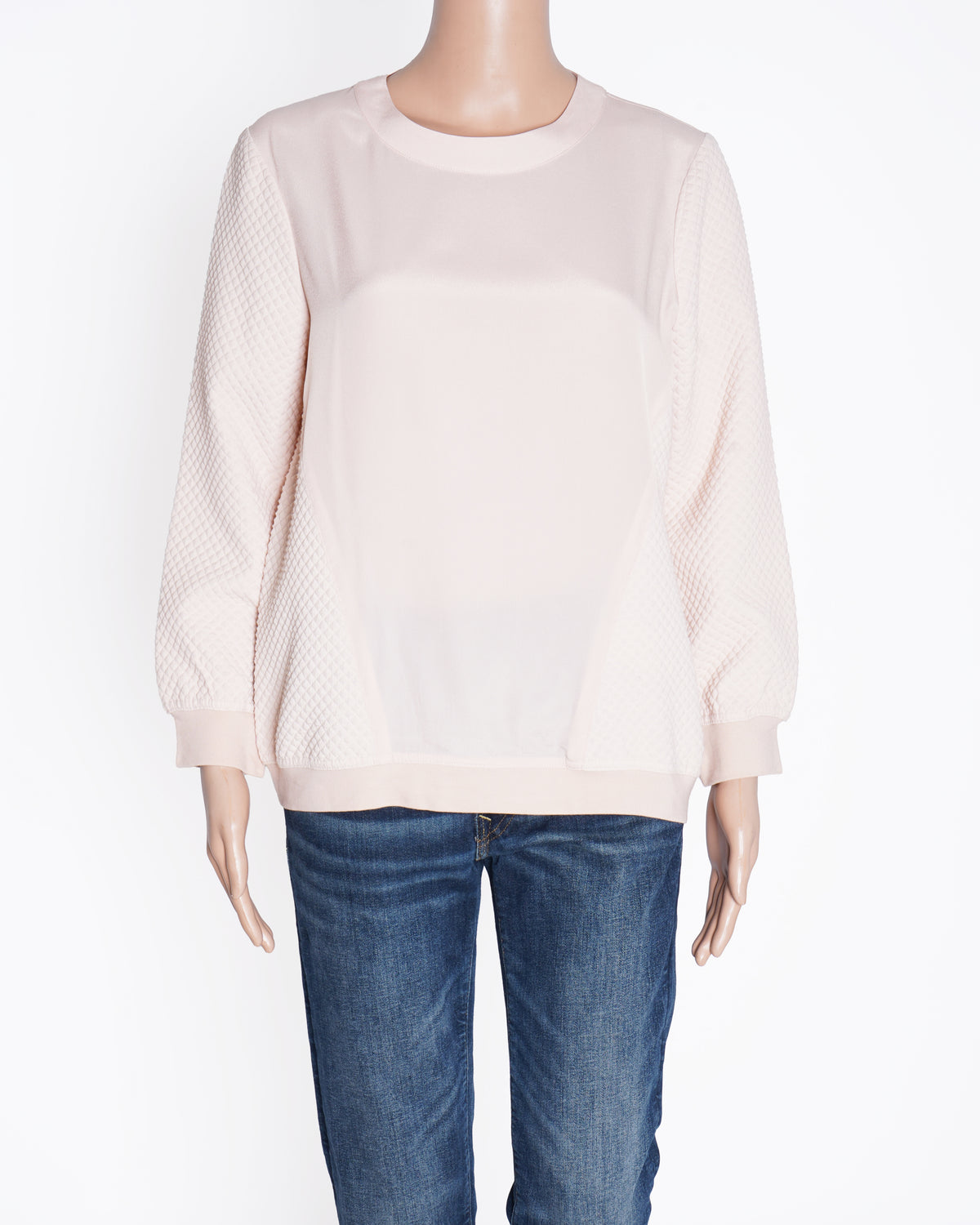Ted Baker light pink textured sweatshirt