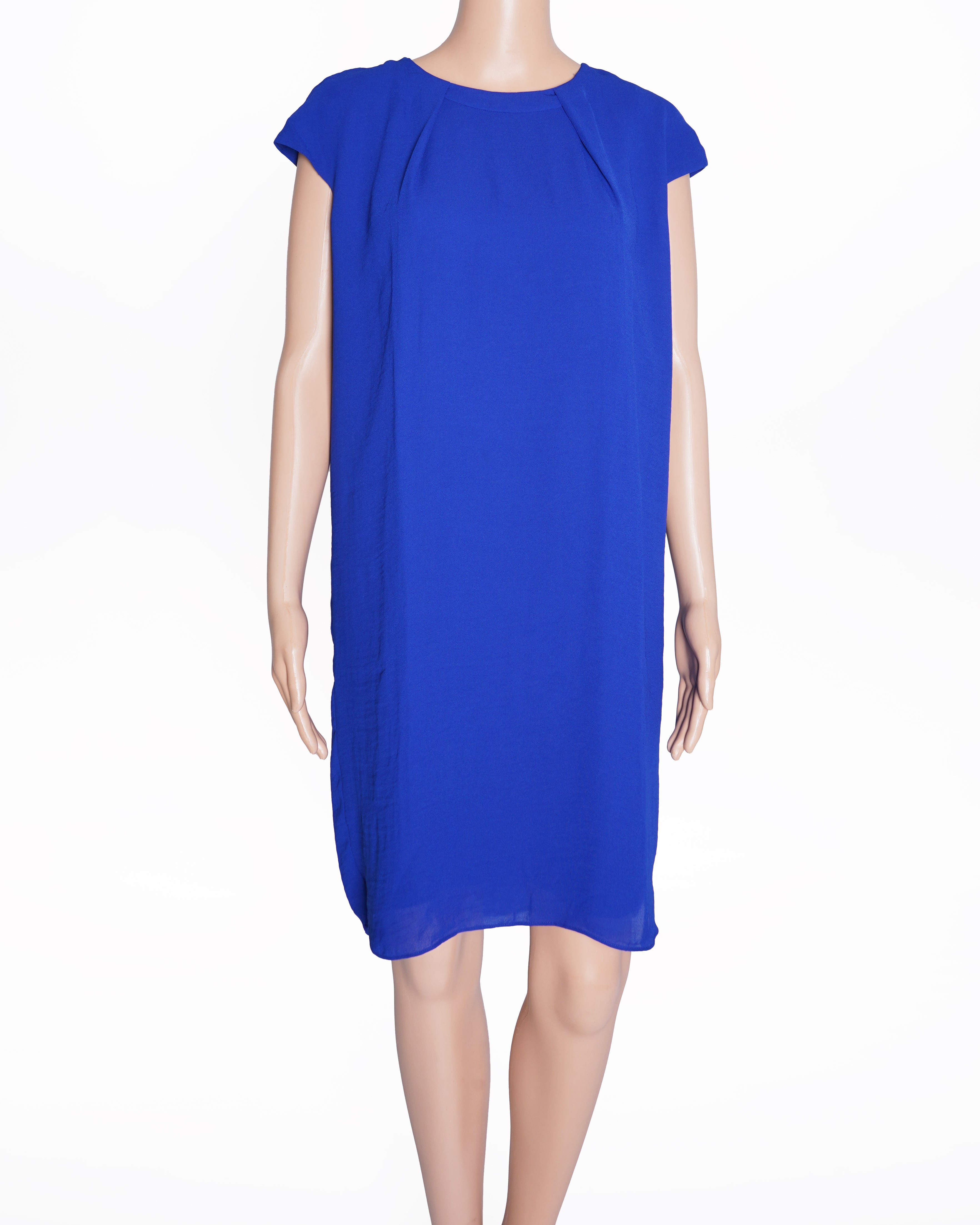Cos Sleeveless Dress In Blue