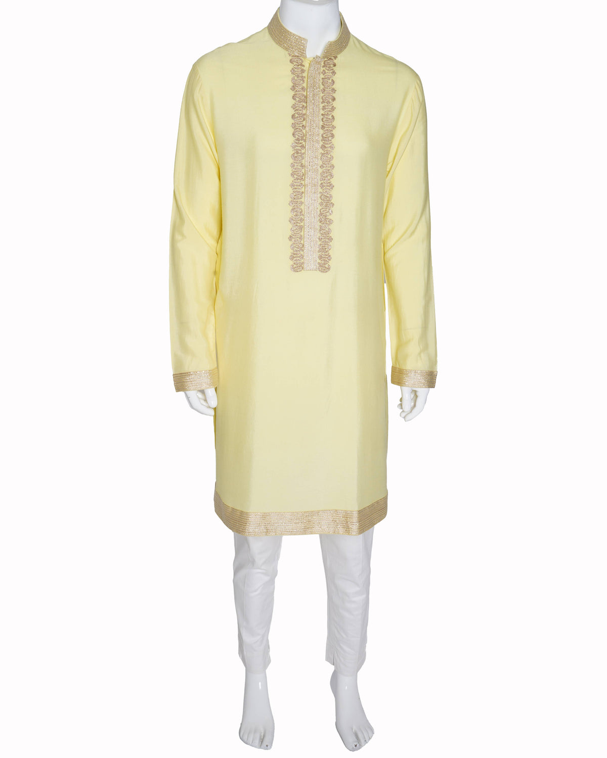 Manish Malhotra lime yellow kurta