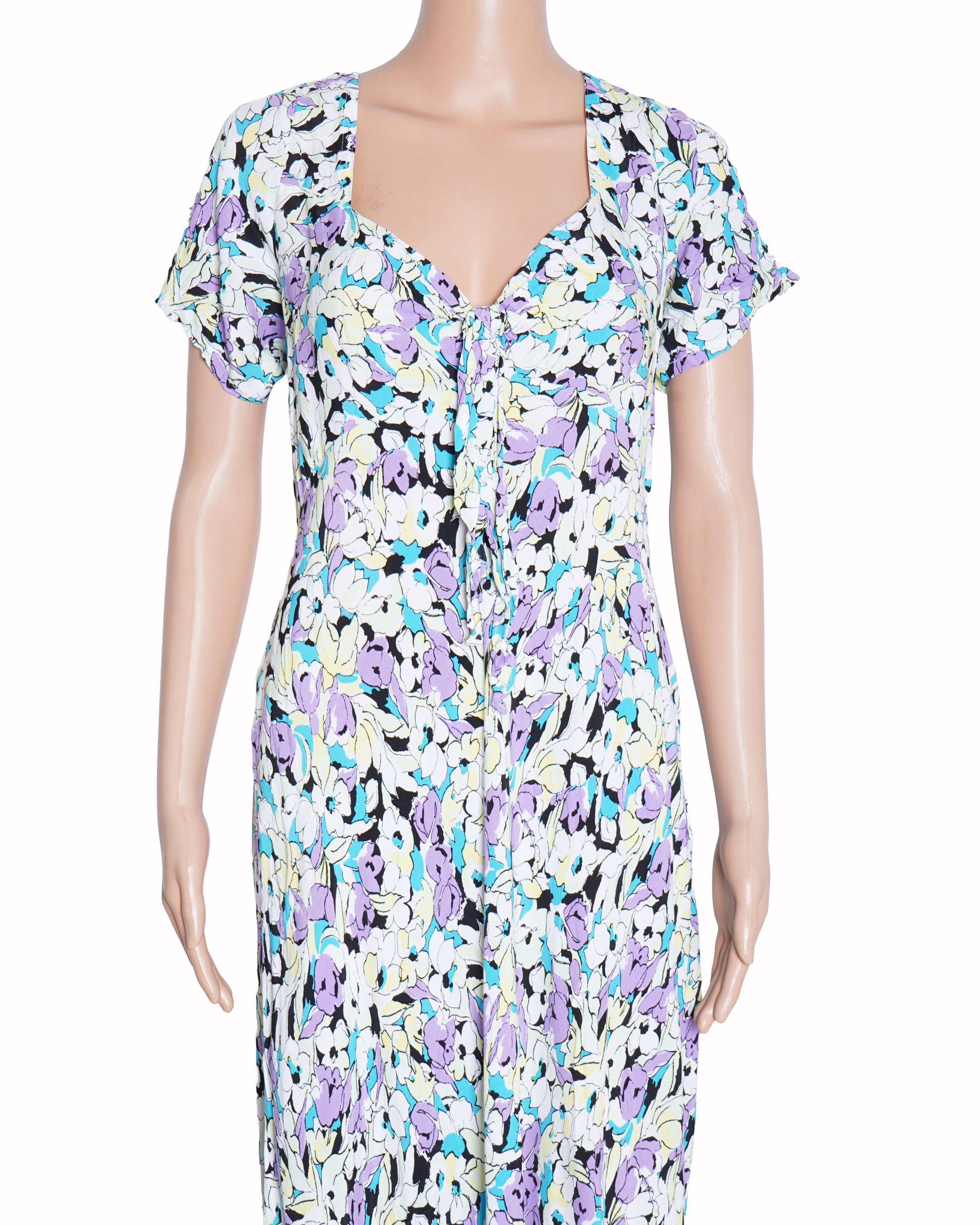 Diane Von Furstenberg Floral Printed Dress