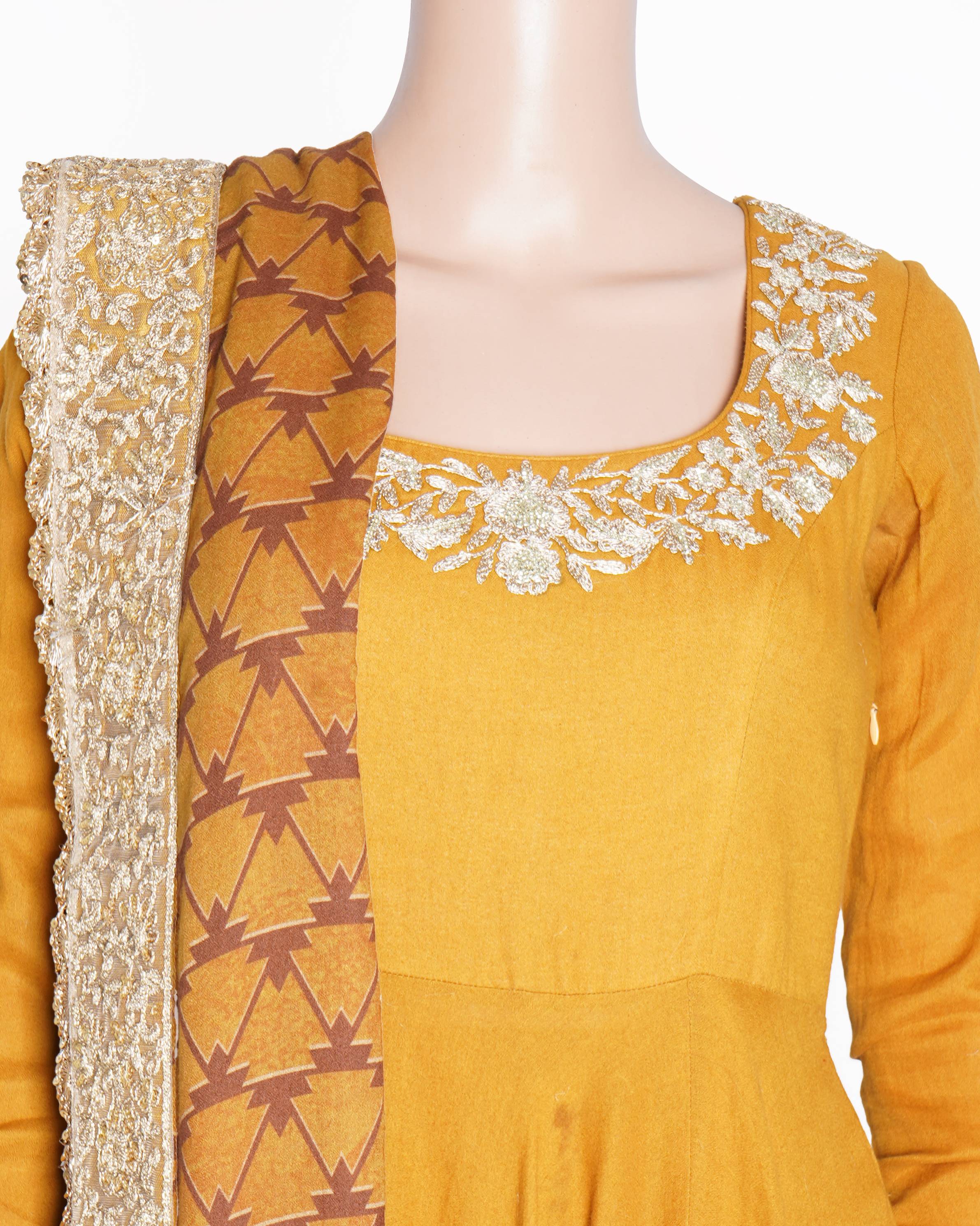 Vikram Phadnis Suit Set In Mustard Yellow